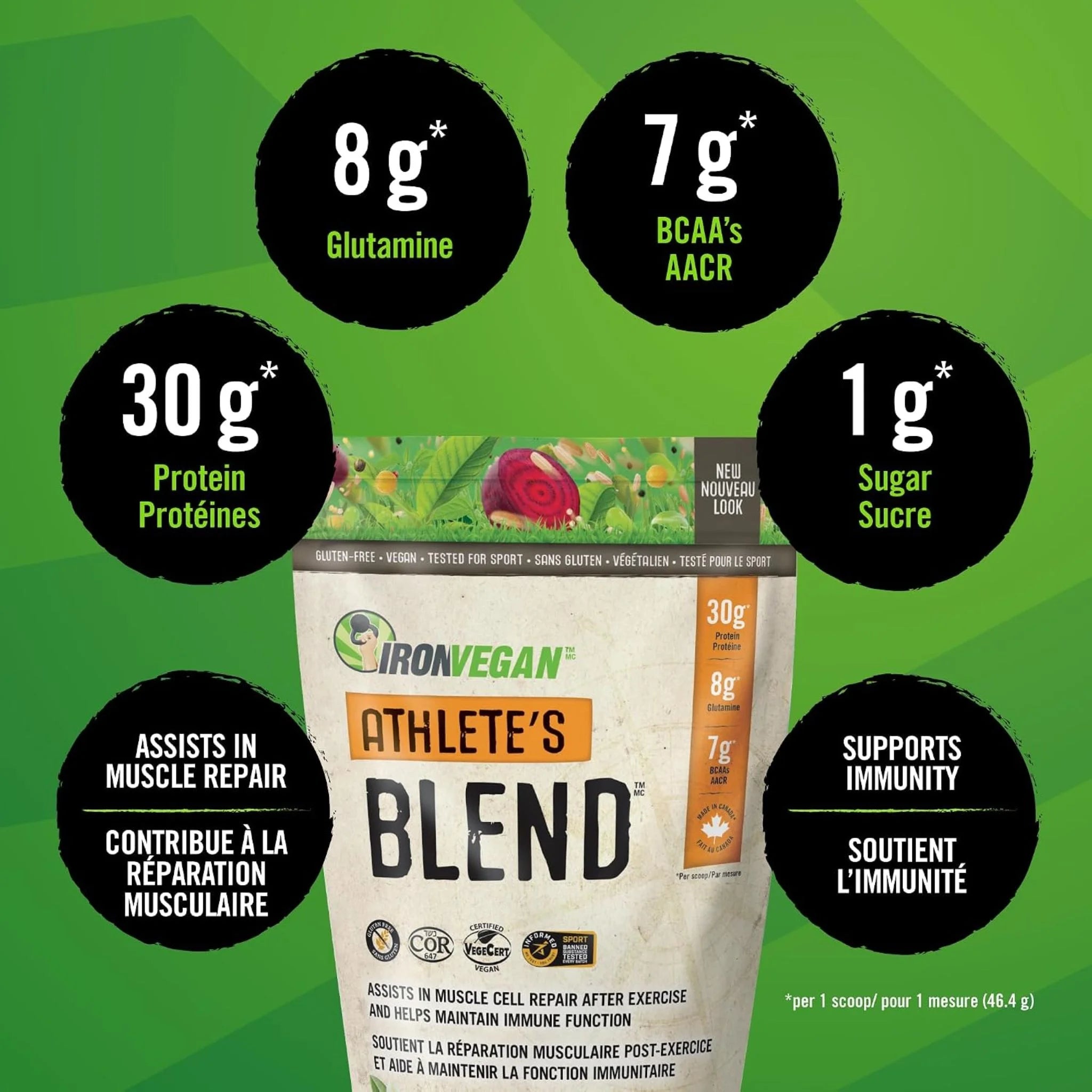 Iron Vegan Athlete's Blend Vanilla 1 kg