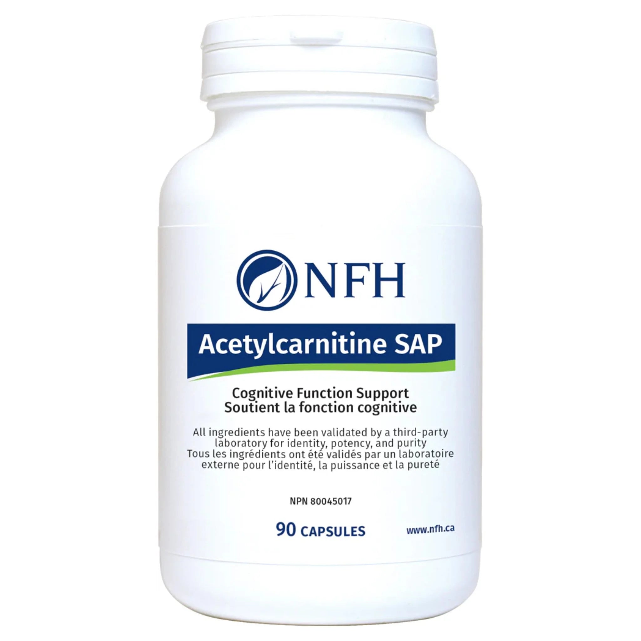 NFH Acetylcarnitine SAP (Cognitive Function Support) 90 capsules - Nature's Source Inc