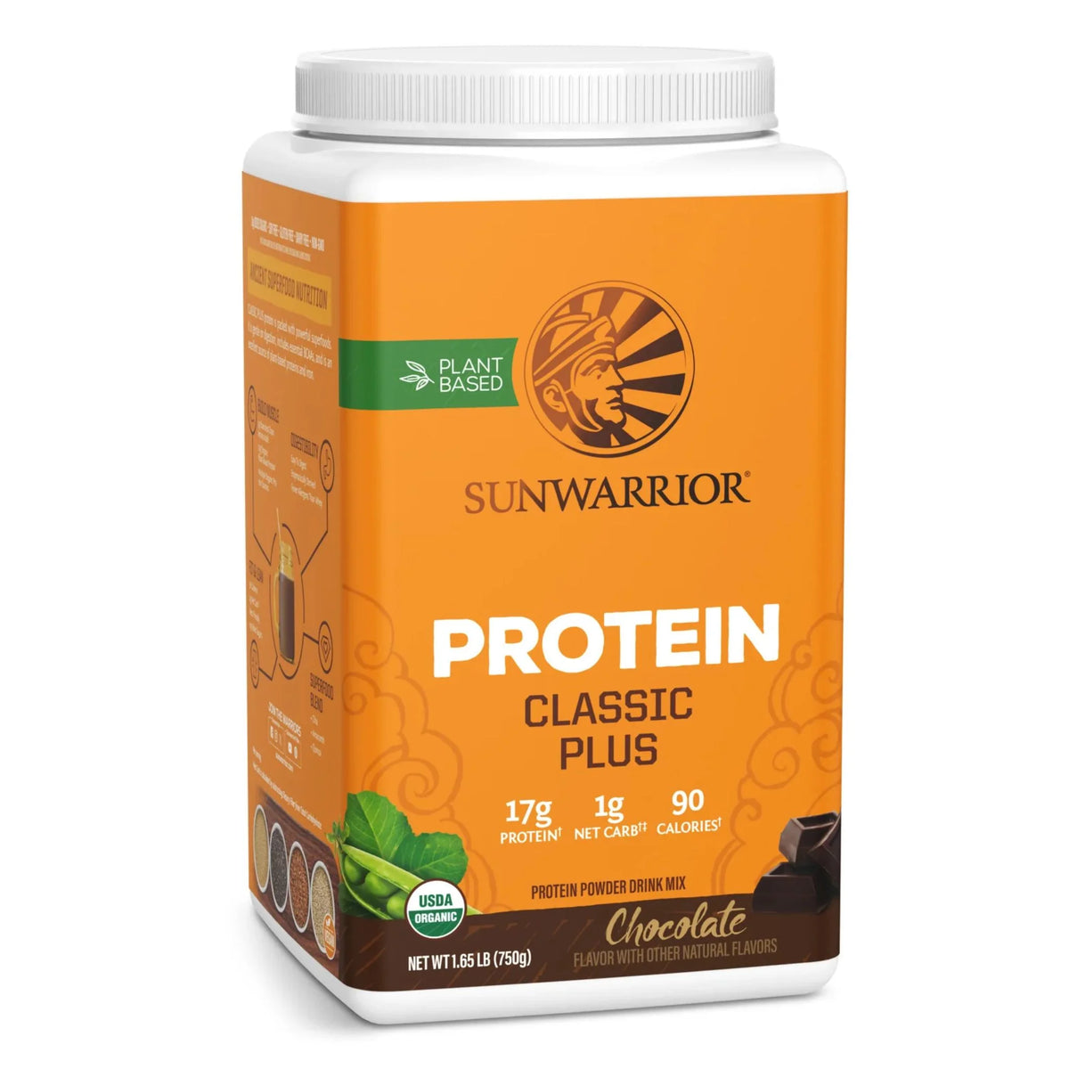 Sunwarrior Classic Plus Protein Chocolate 750g