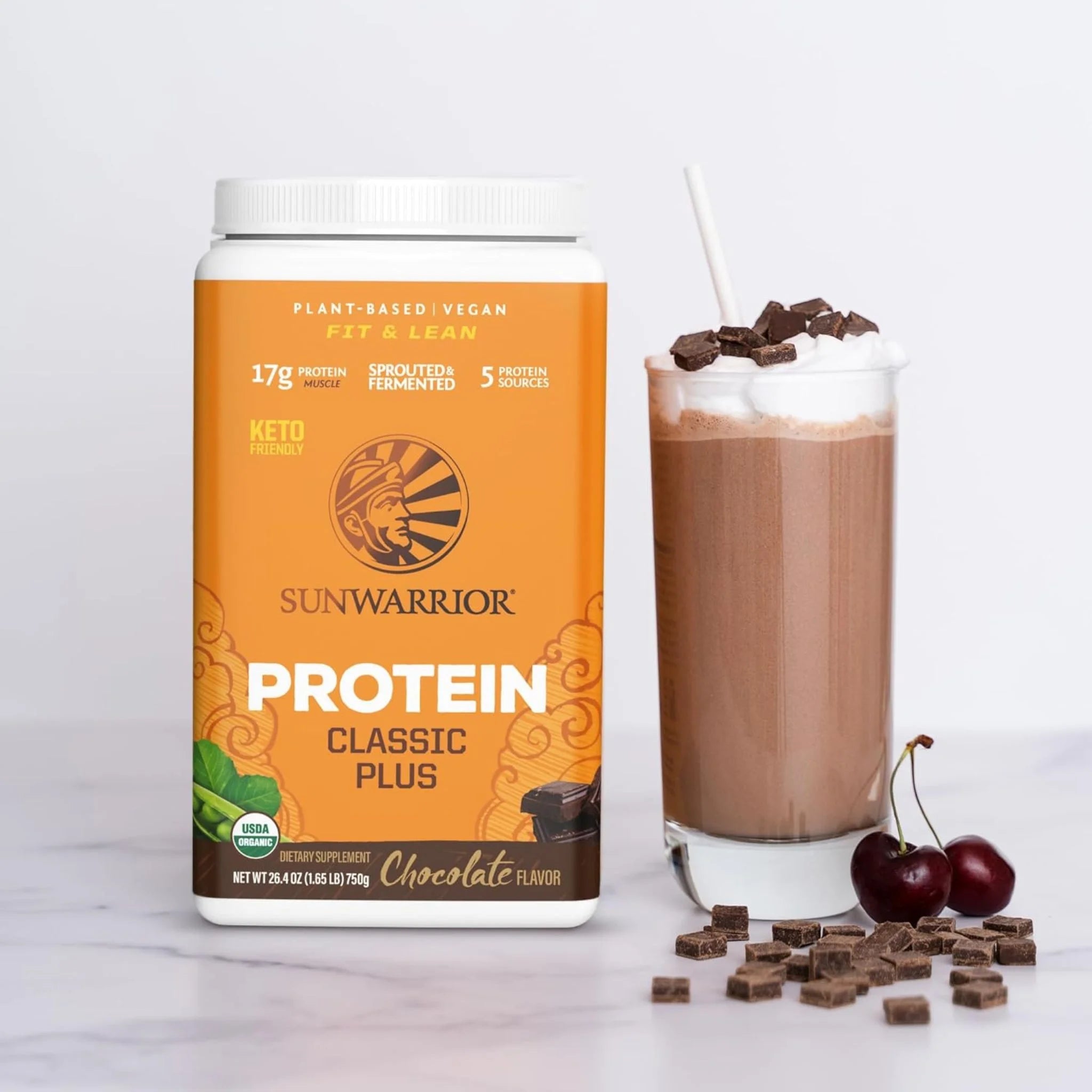 Sunwarrior Classic Plus Protein Chocolate 750g