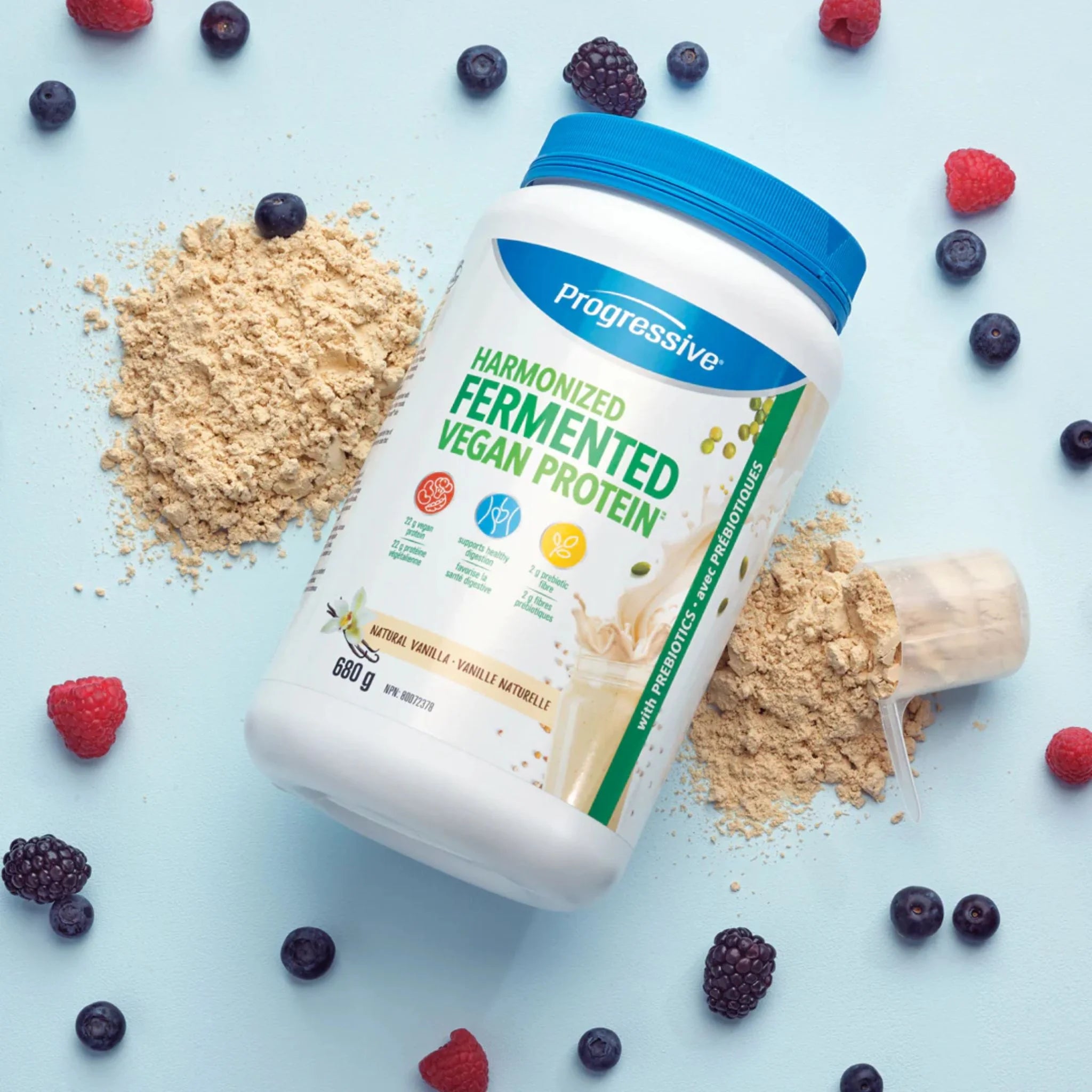 Progressive Natural Vanilla Harmonized Fermented Vegan Protein - 680g