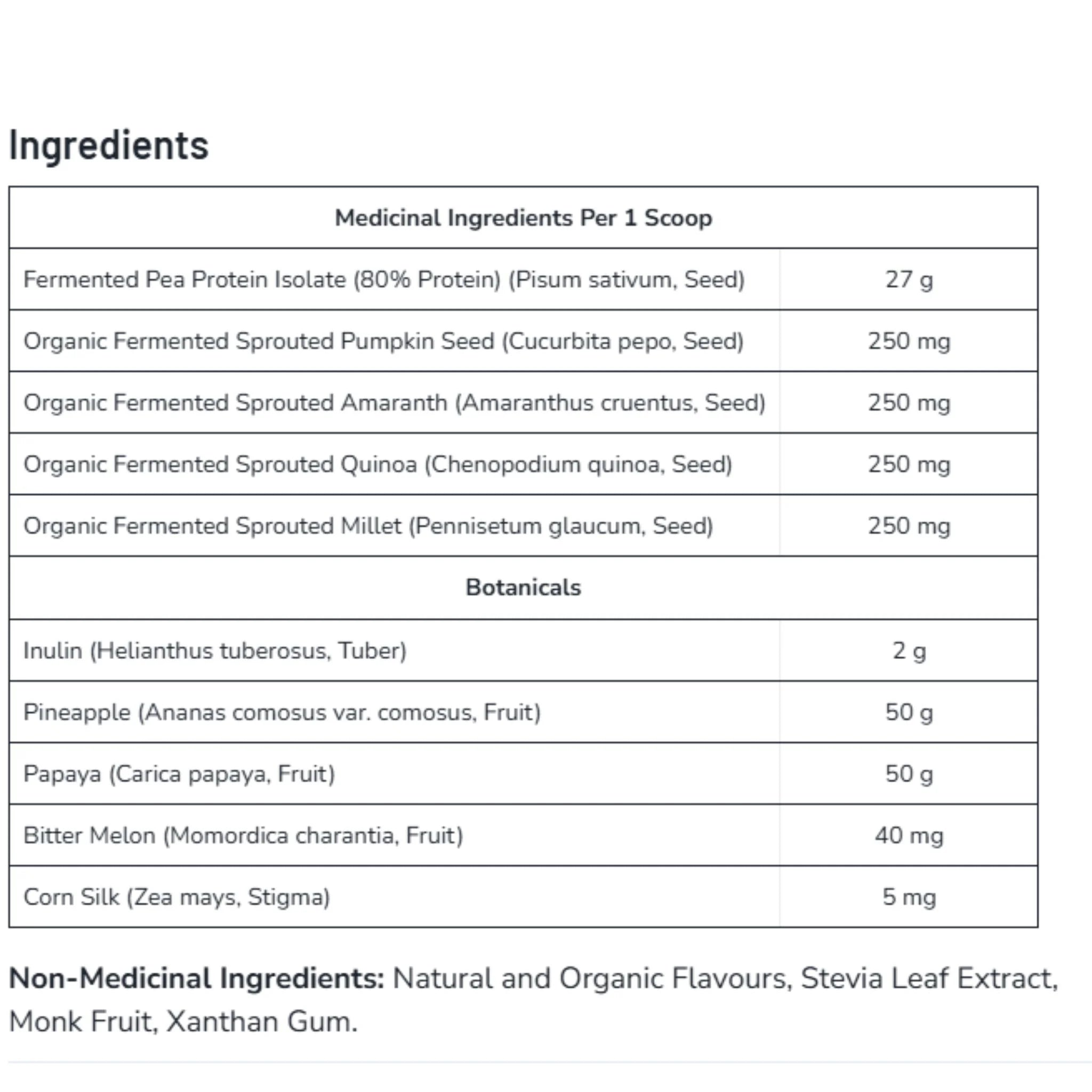 Progressive Natural Vanilla Harmonized Fermented Vegan Protein - 680g