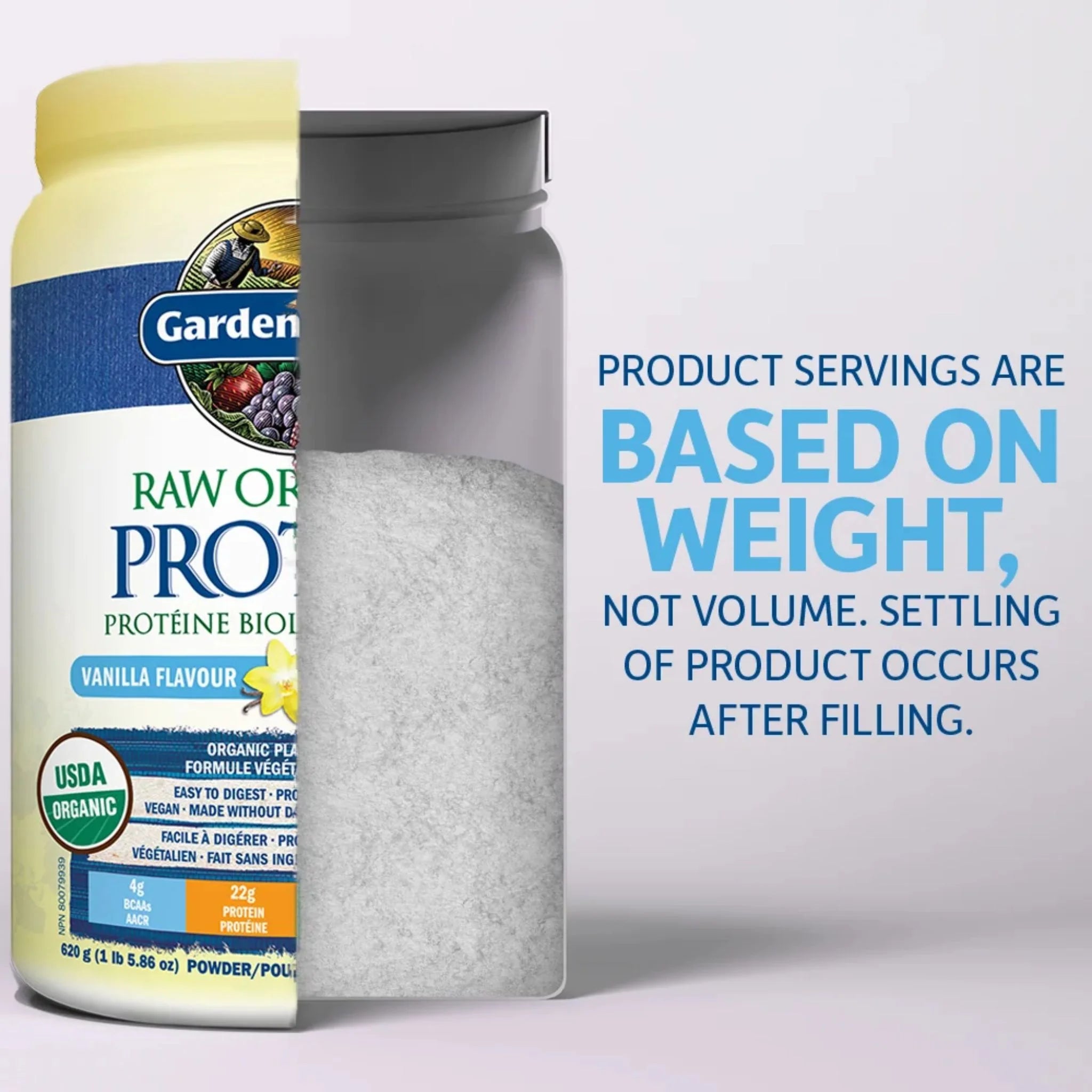 Garden of Life Raw Organic Protein Vanilla 624g