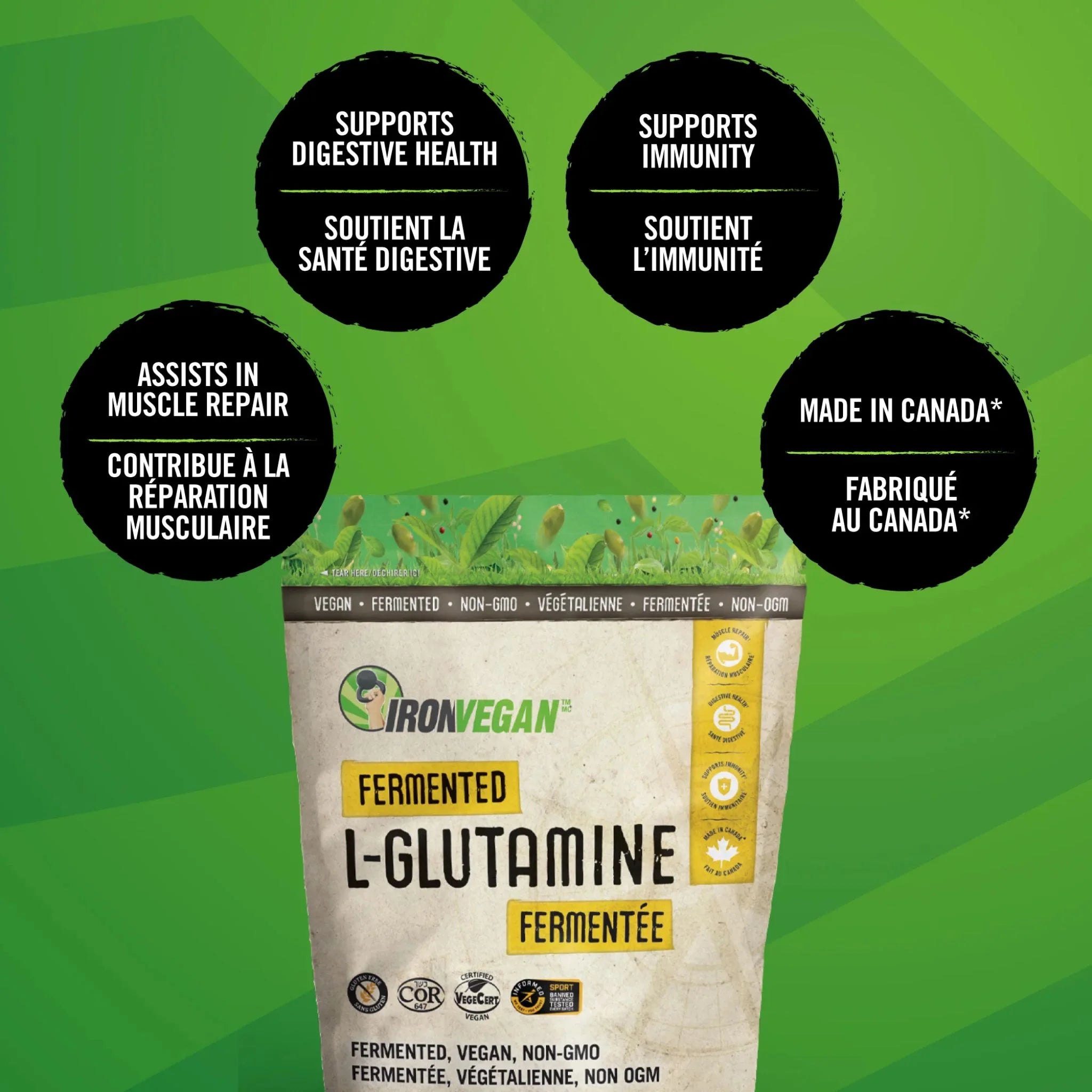 Iron Vegan L-Glutamine 400g