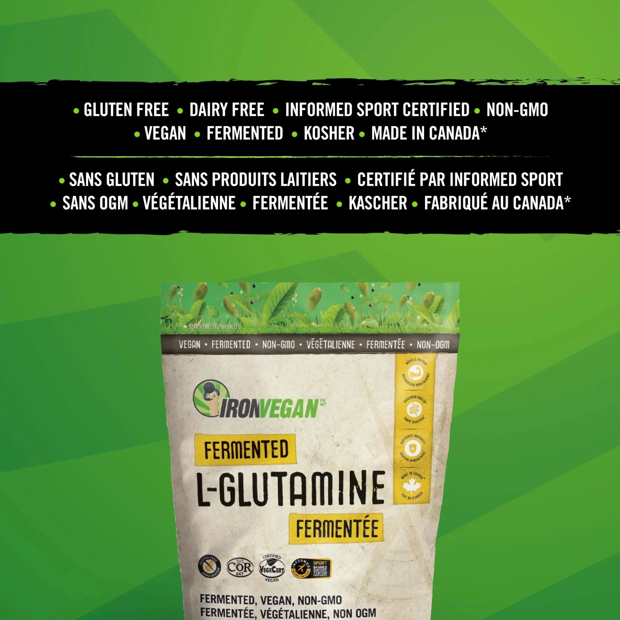 Iron Vegan L-Glutamine 400g