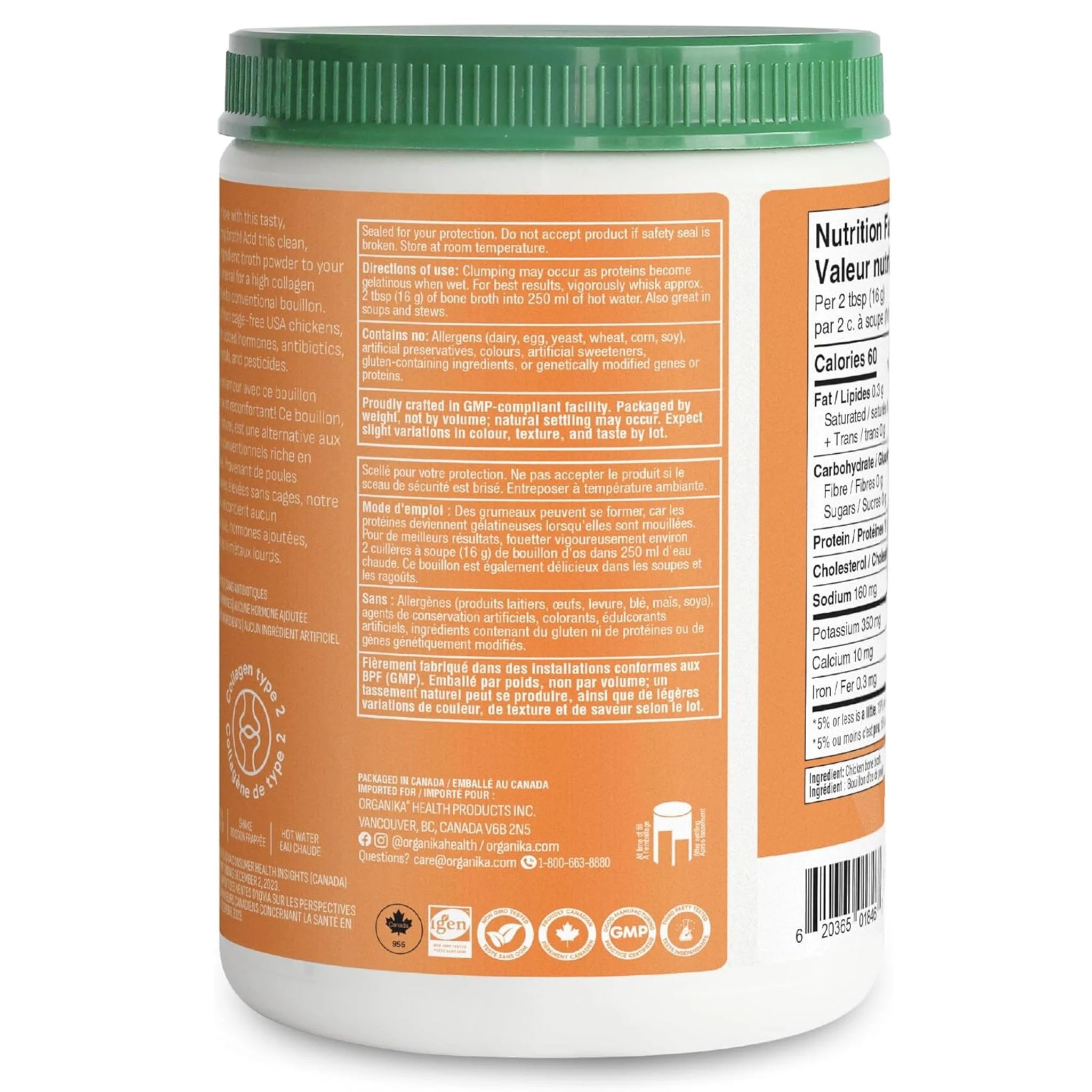 Organika Chicken Bone Broth 300g