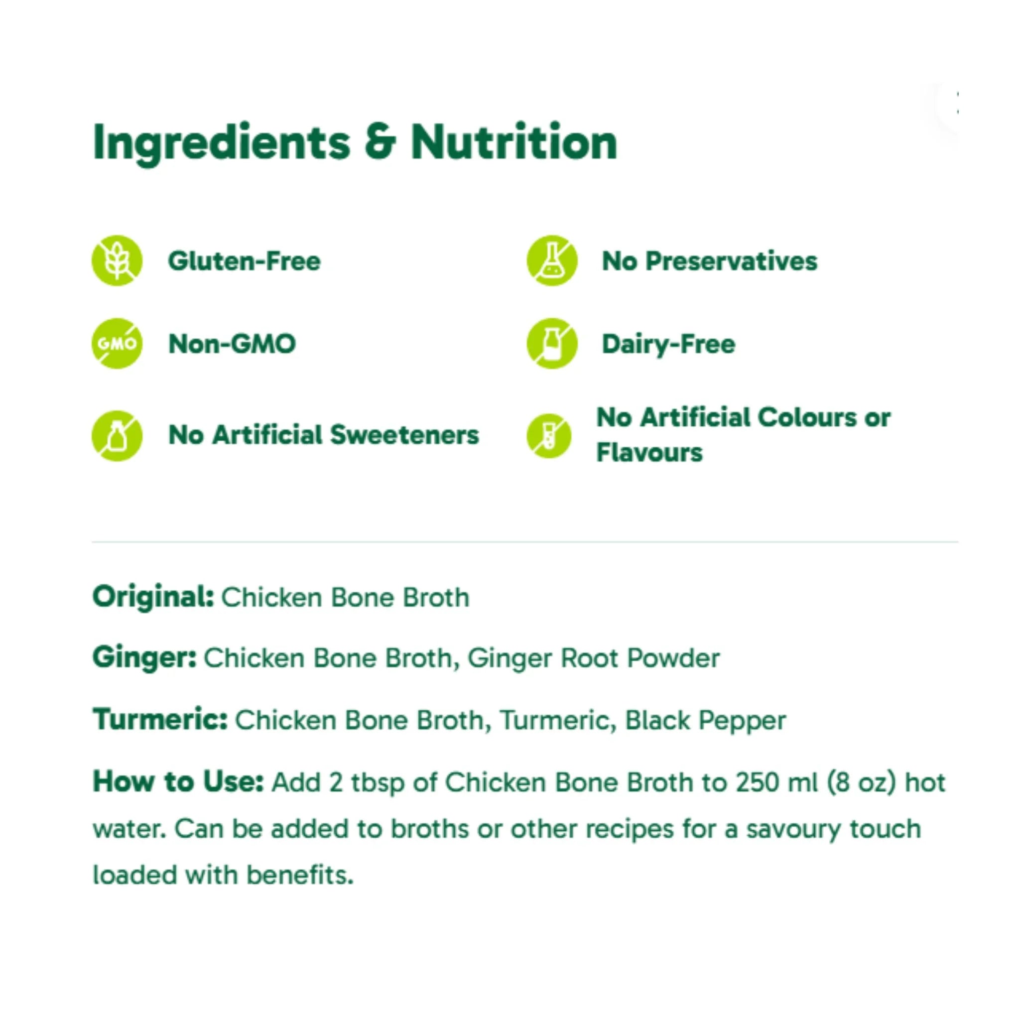 Organika Chicken Bone Broth 300g
