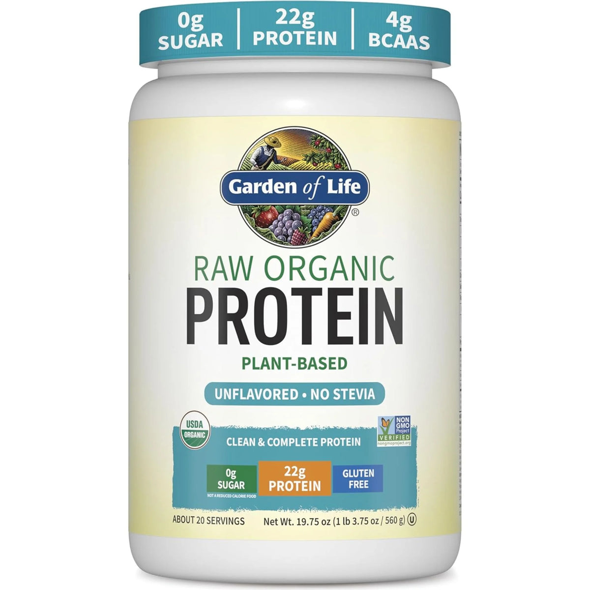 Garden of Life Raw Organic Protein Unflavoured 560g