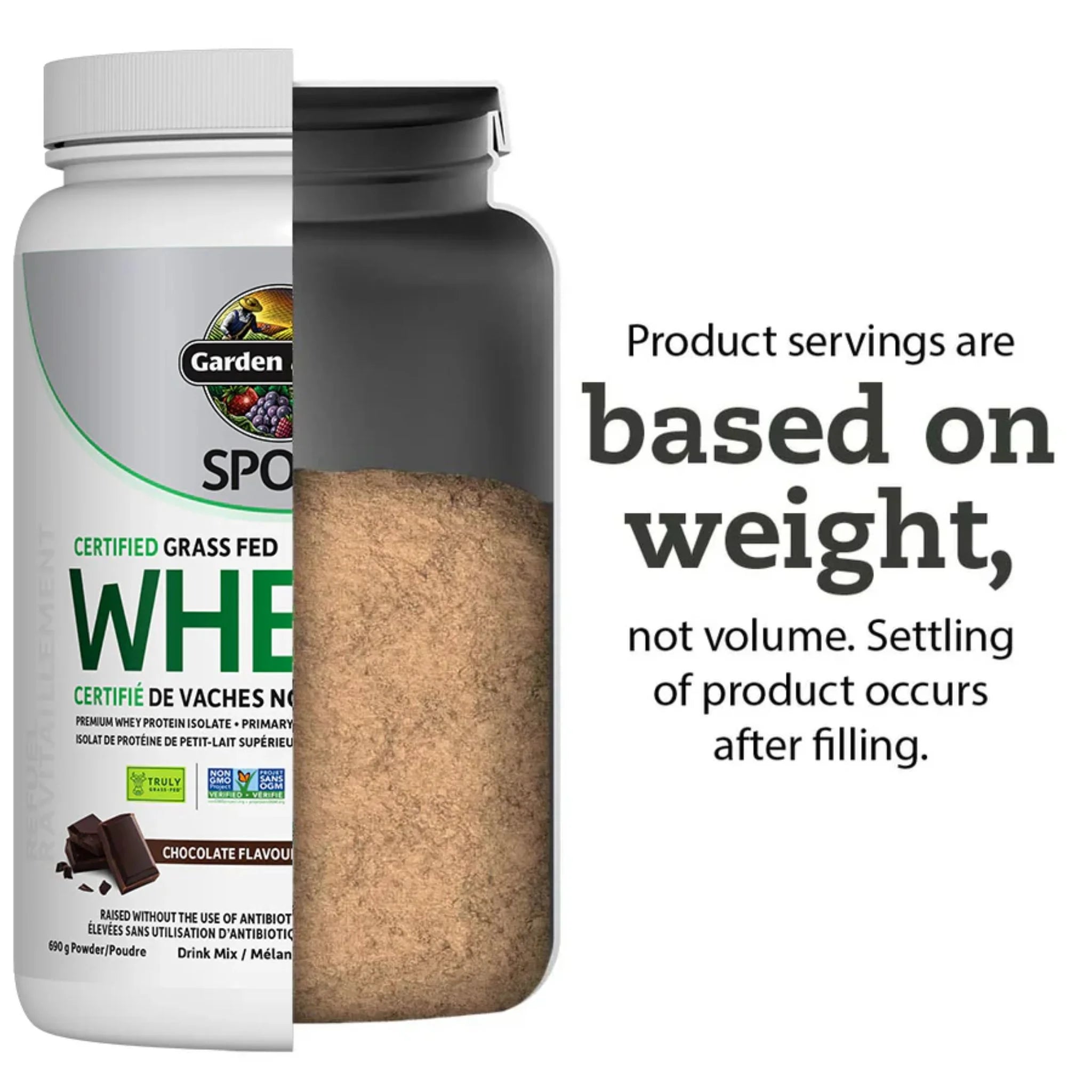 Garden of Life Sport Certified Grass Fed Whey Chocolate 690g