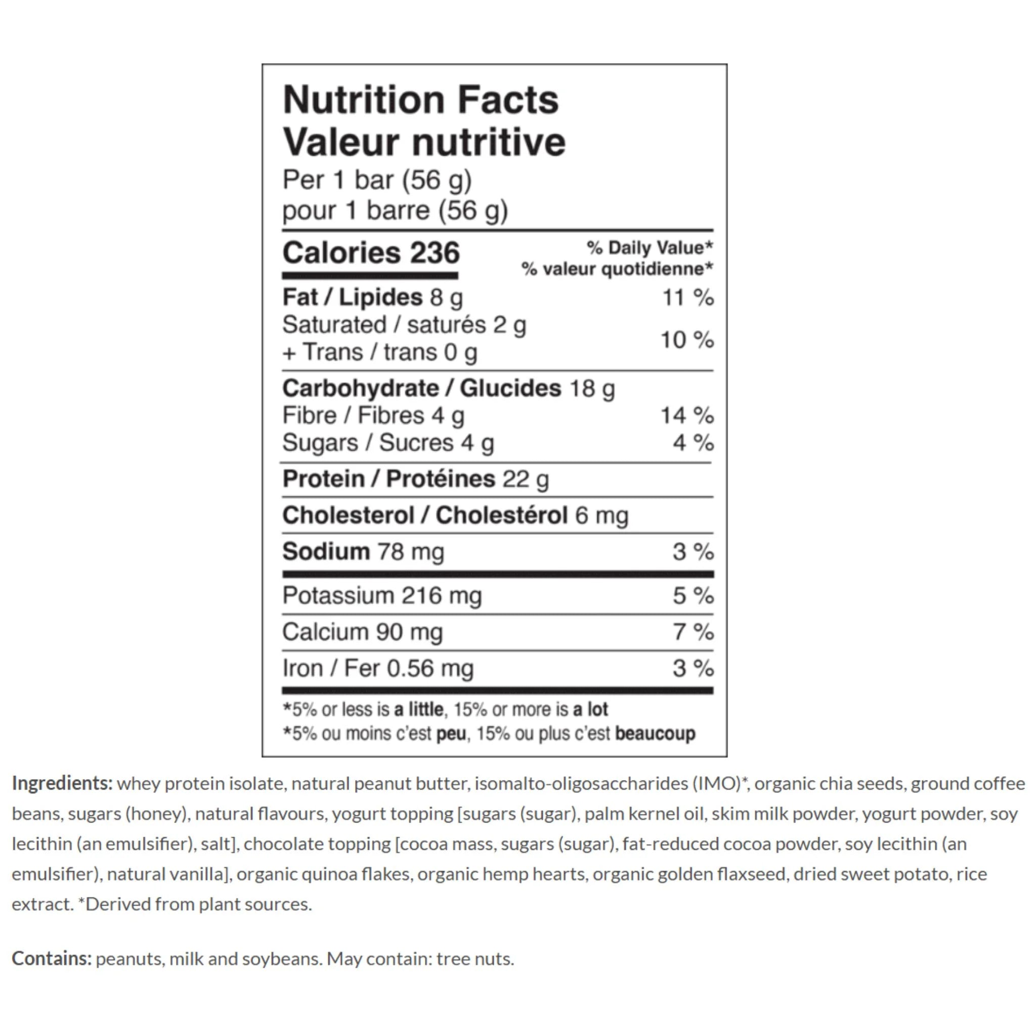 Daryl's Cafe Mocha Protein Bar 56g