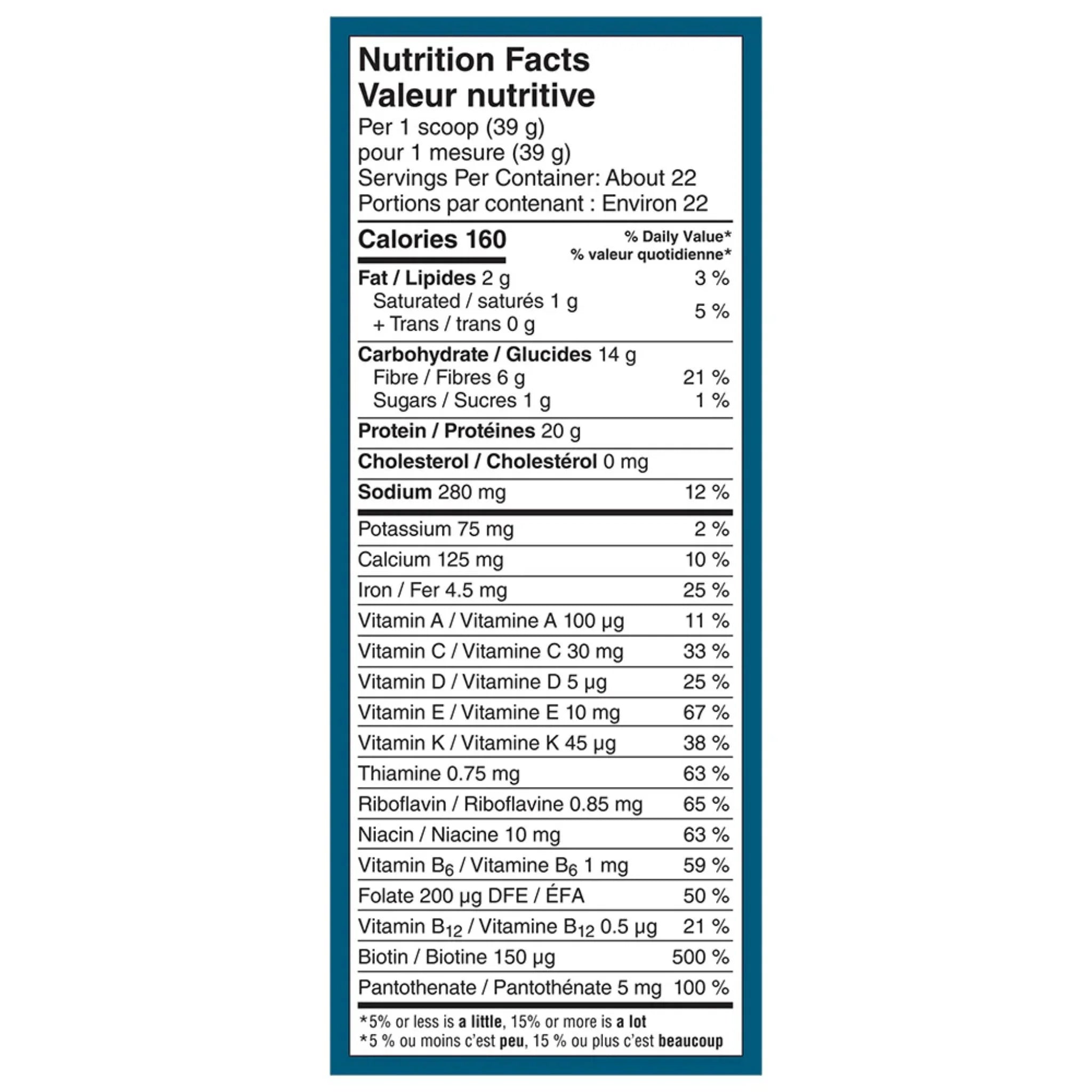 Vega Natural Unsweetened One All-In-One Shake - 860g
