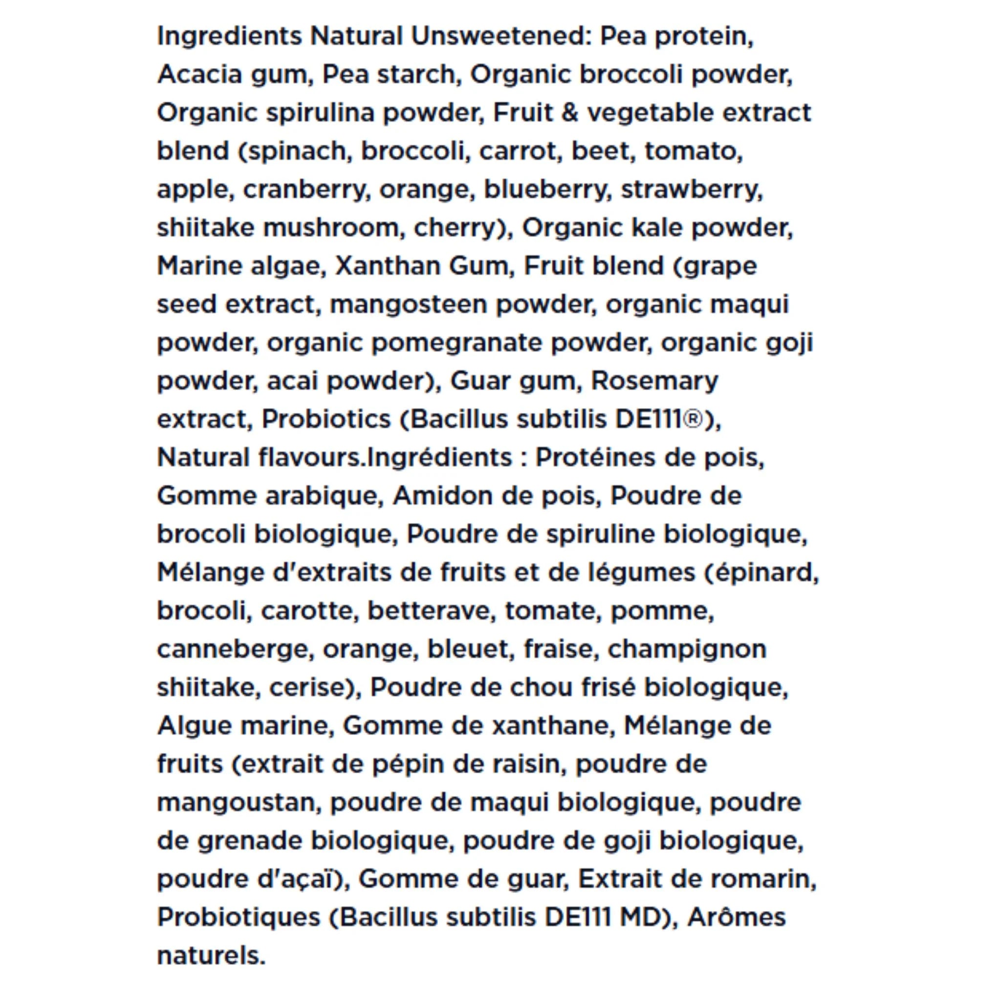 Vega Natural Unsweetened One All-In-One Shake - 860g