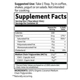Dr. Formulated 100% Organic Coconut MCT Oil 473ml