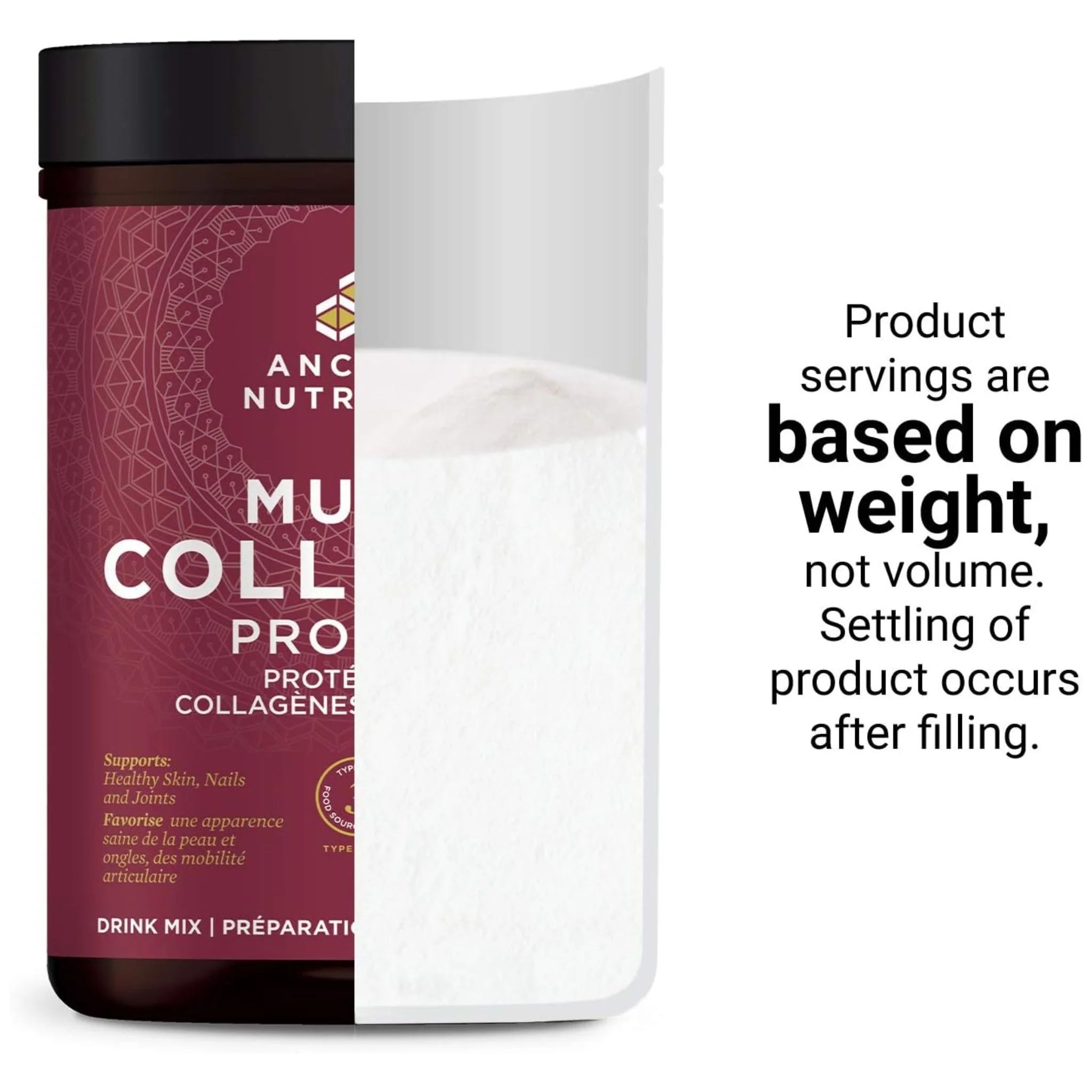 Ancient Nutrition Multi Collagen Protein (3 Types of Collagens), 455 g