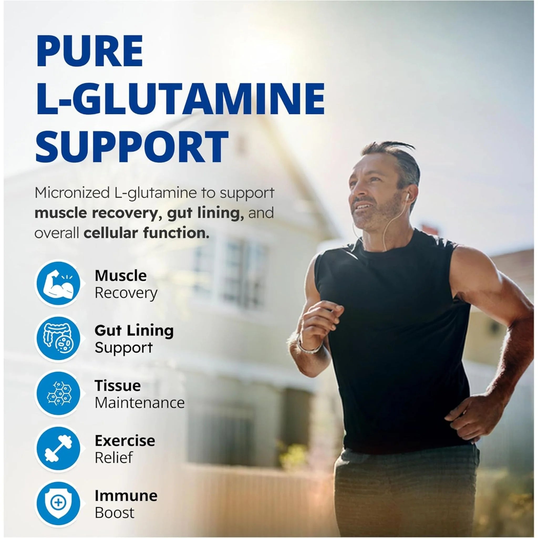 CanPrev L-Glutamine Vegan Amino Acid Powder - 450g
