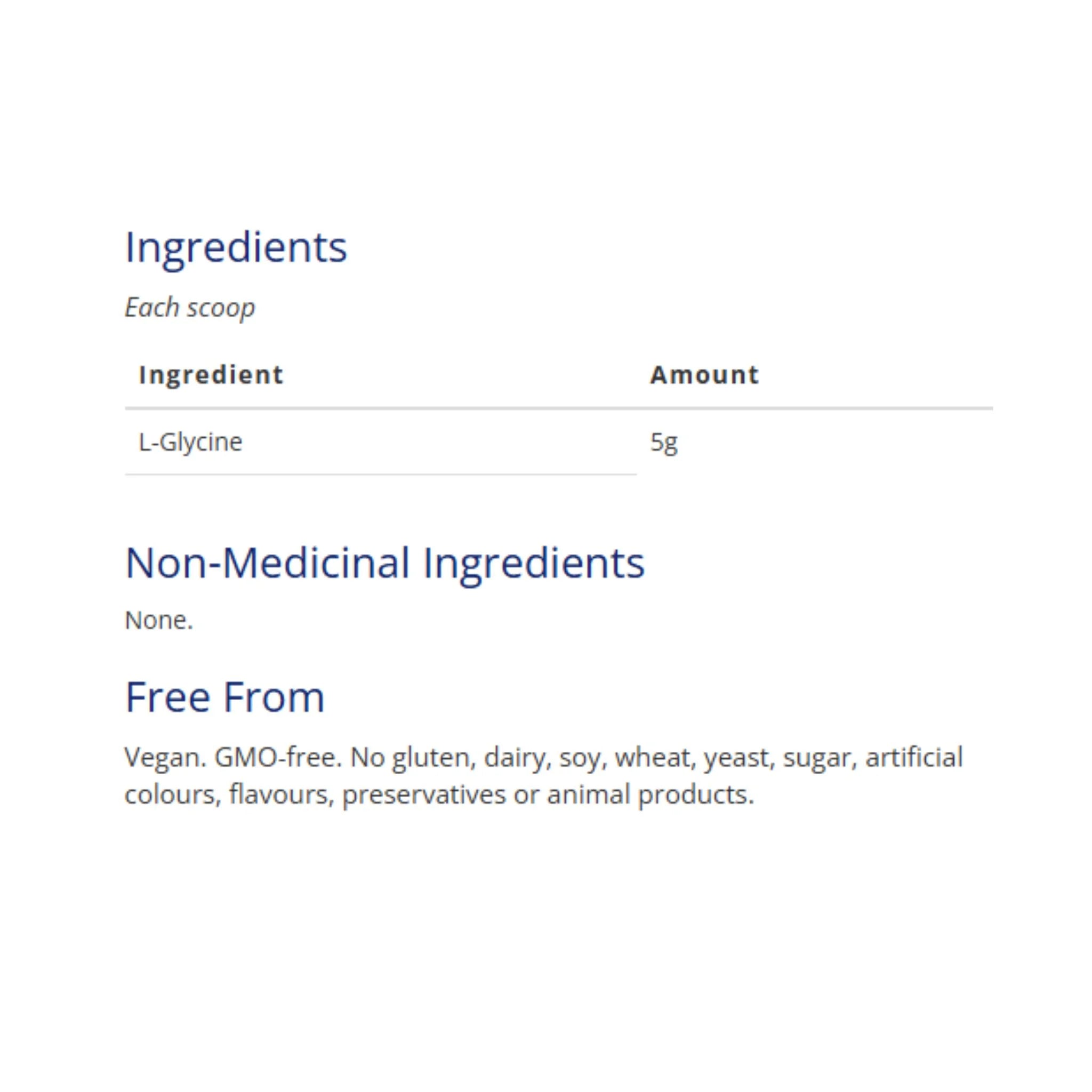 Canprev L - Glycine Amino Acid - 450g - Nature's Source Inc