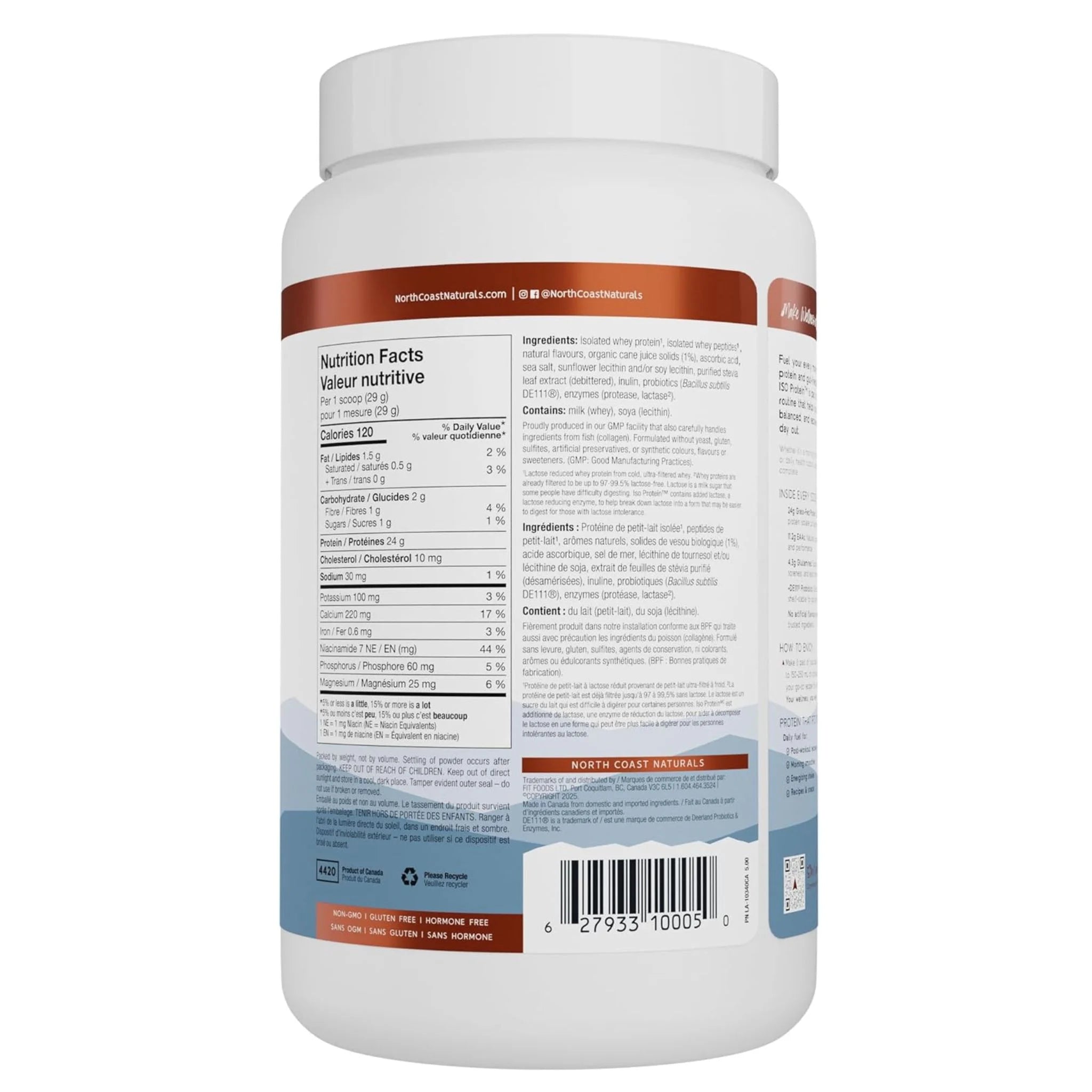 North Coast Naturals Vanilla ISO Protein 100 - 680g