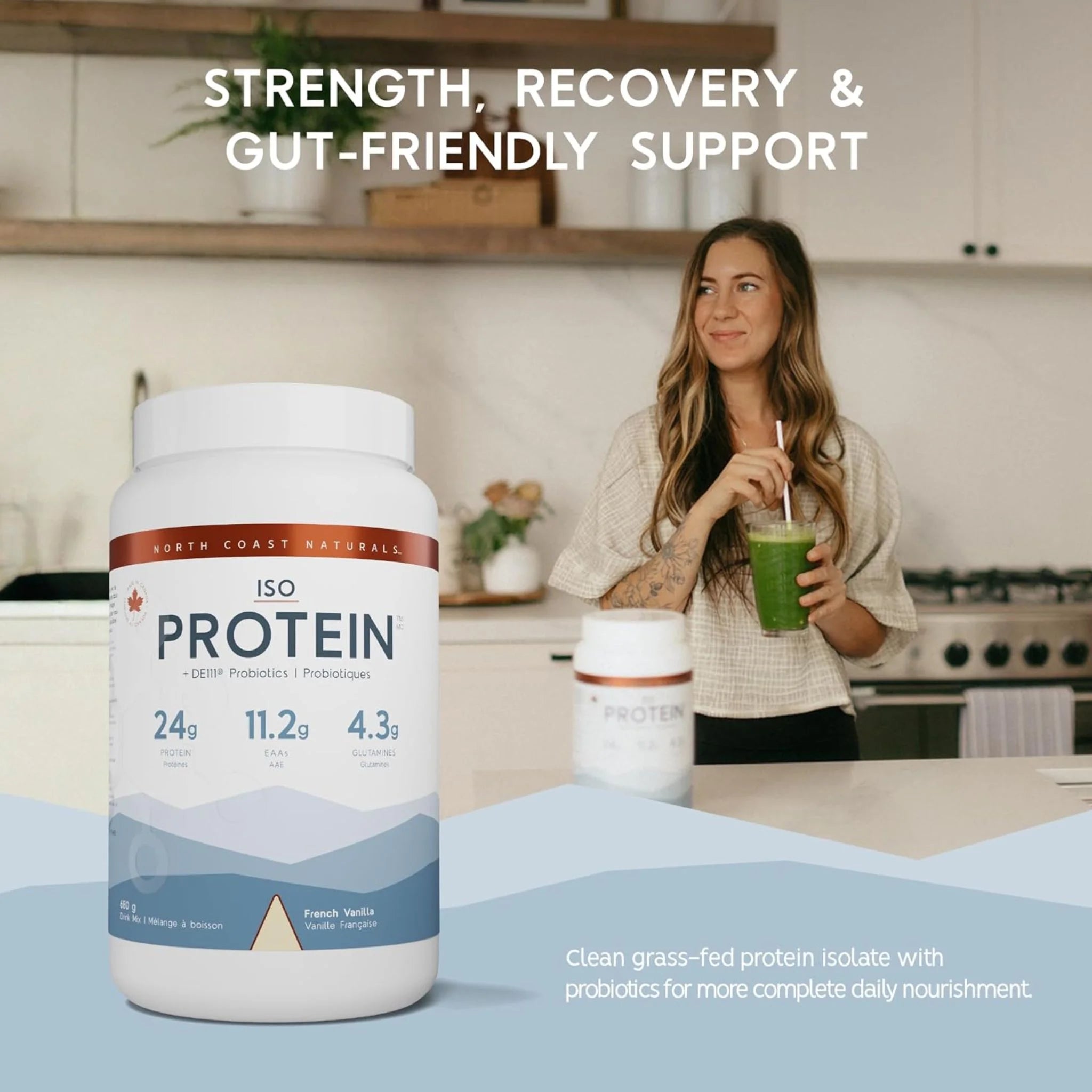 North Coast Naturals Vanilla ISO Protein 100 - 680g
