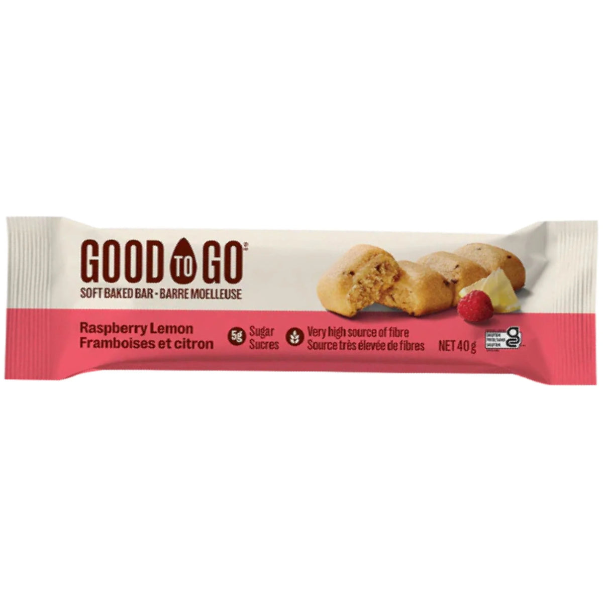 Good to Go Keto Bars Raspberry Lemon 40g