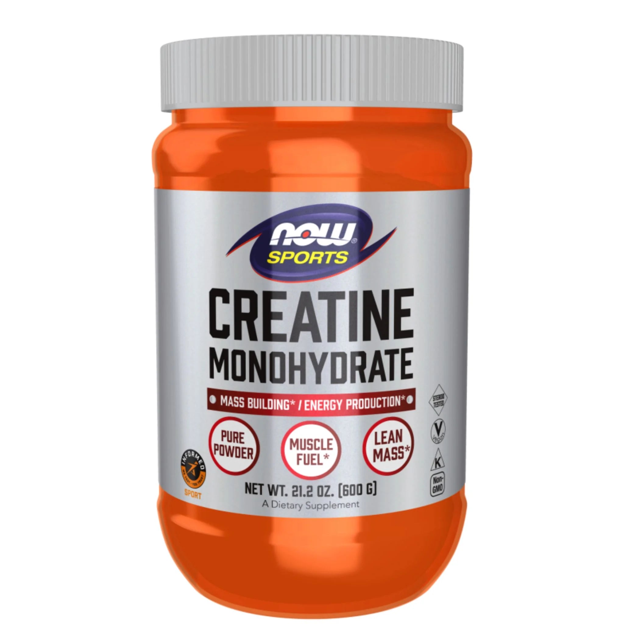 Now Creatine Monohydrate Pure Powder 600g - Nature's Source Inc