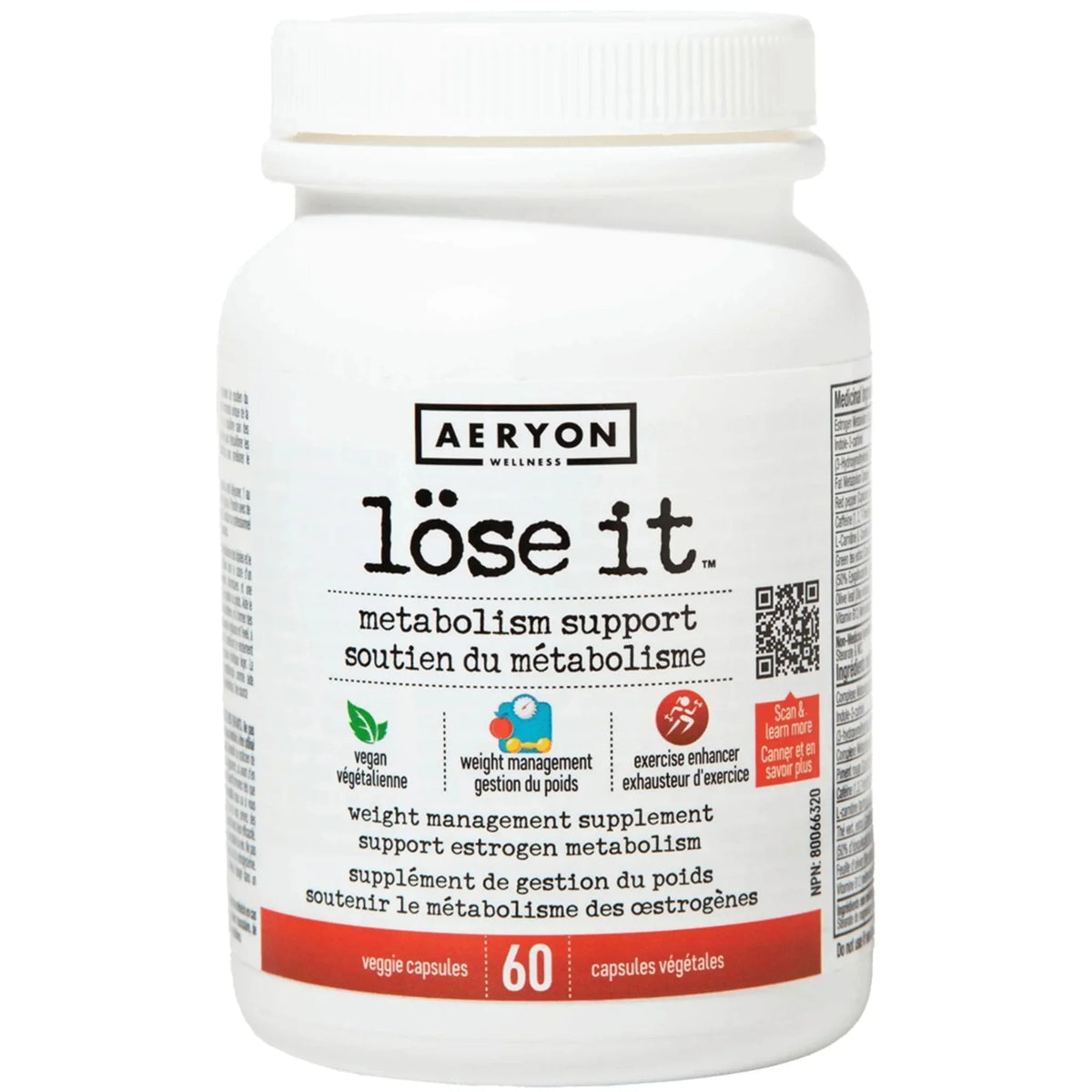 Aeryon Wellness Lose It 60 Vege-Caps