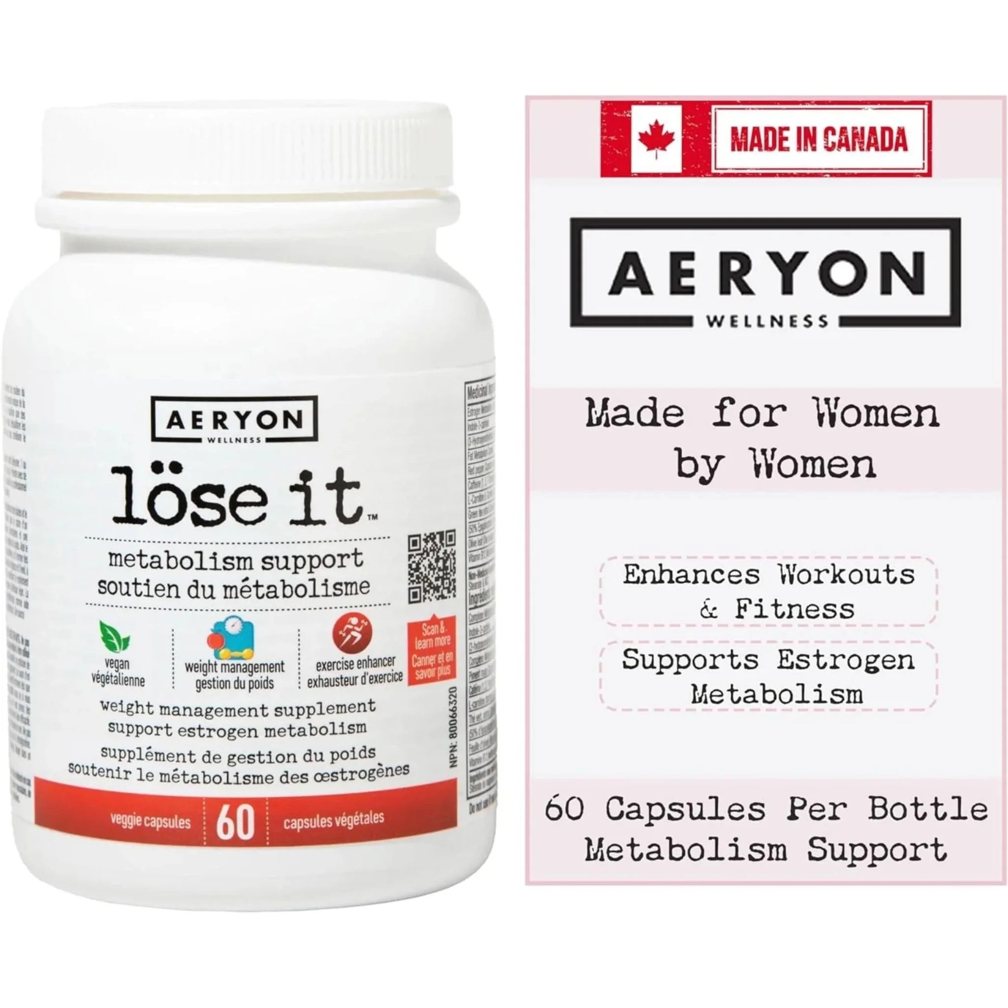 Aeryon Wellness Lose It 60 Vege-Caps