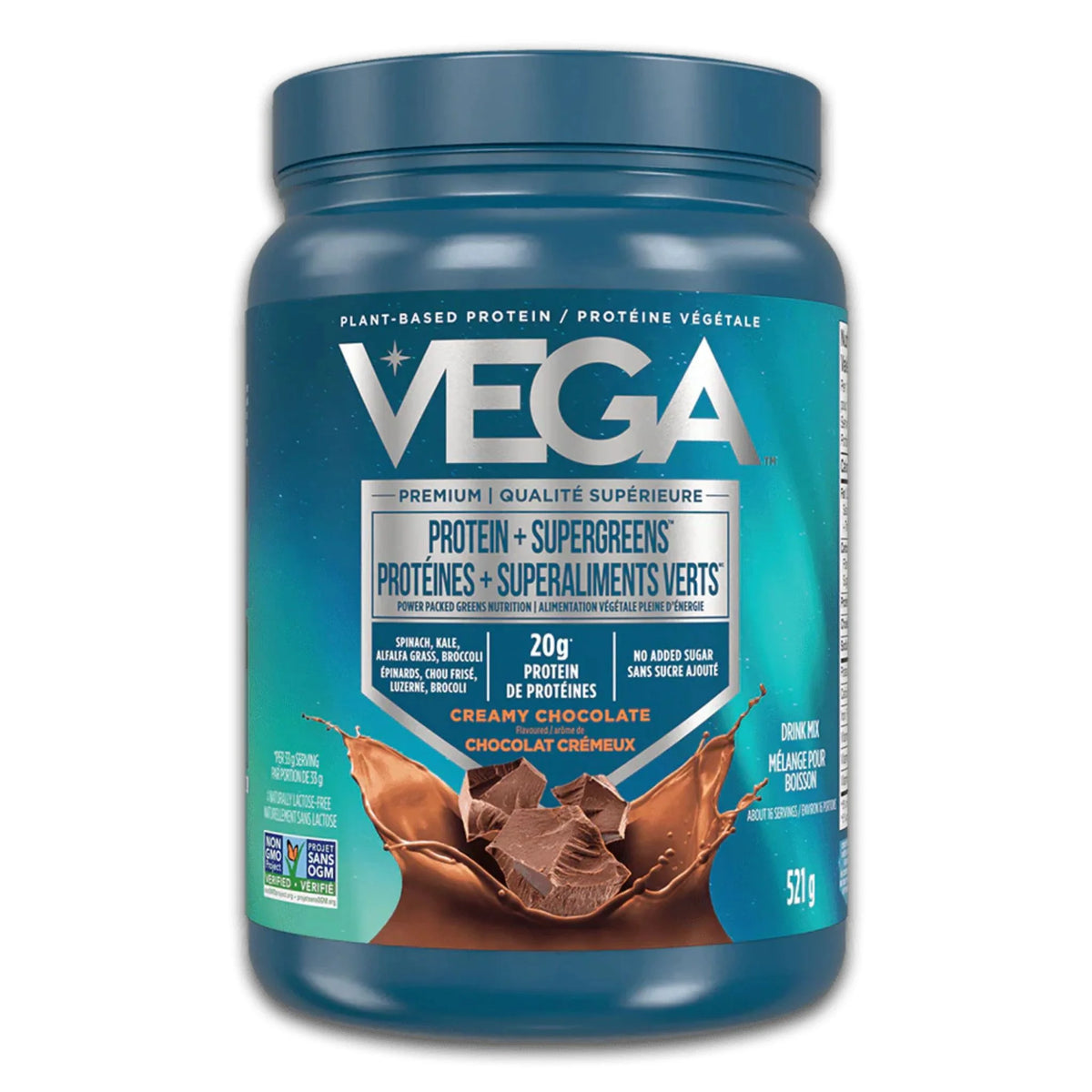 Vega Protein + Supergreens Chocolate 521g
