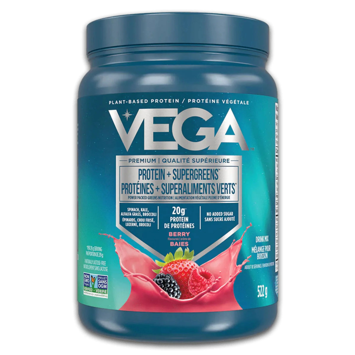 Vega Protein + Supergreens Berry 522g