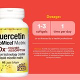 Natural Factors, Quercetin LipoMicel Matrix, 60 Liquid Softgels