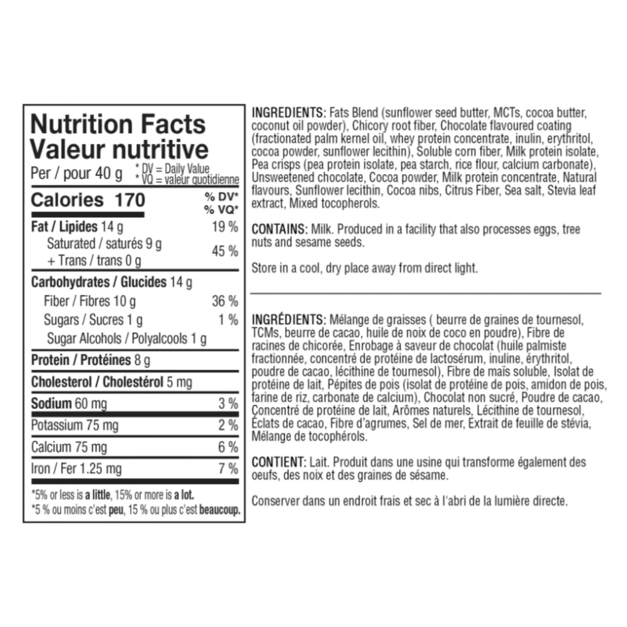 ANS KetoWOW Bar Triple Chocolate 40g