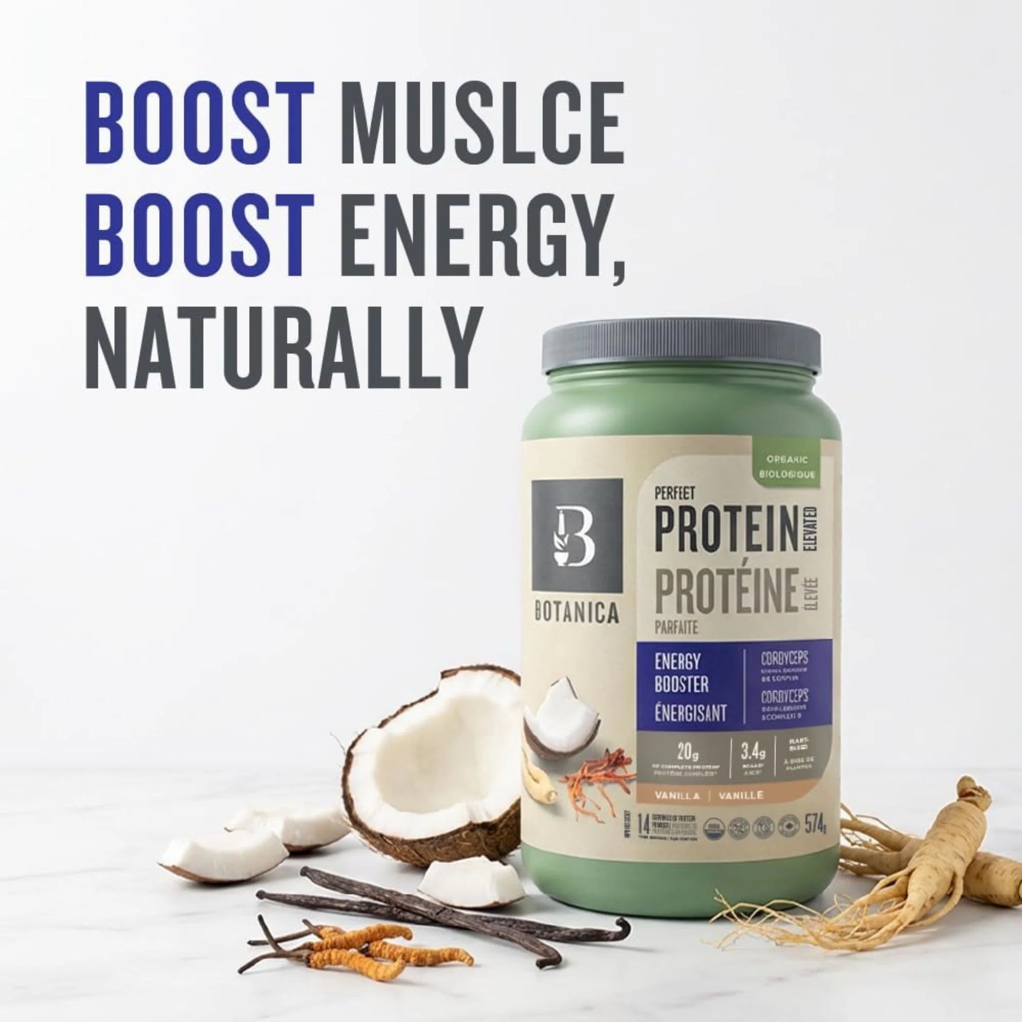Botanica Perfect Protein Elevated Energy Booster 574g