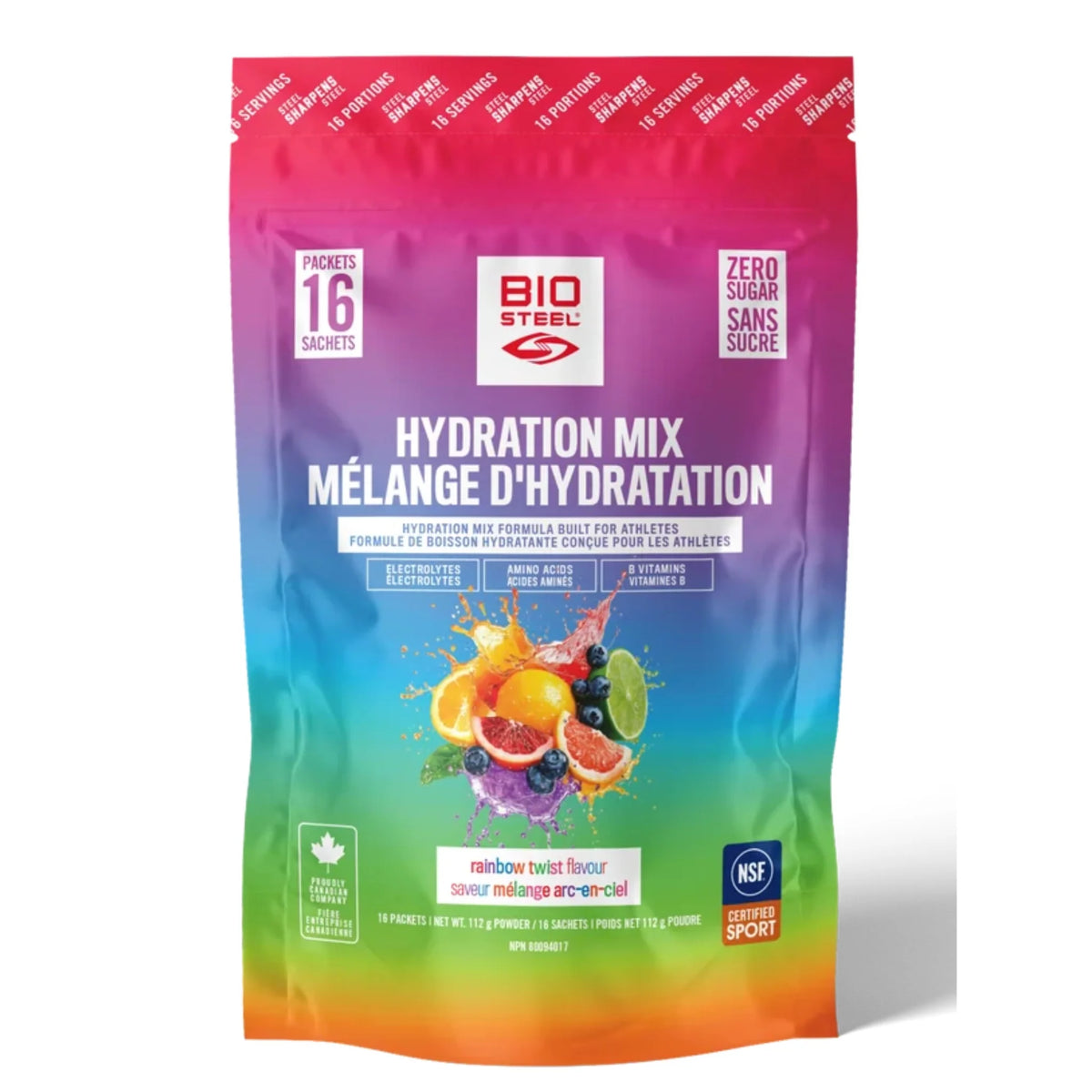 Biosteel Hydration Mix Rainbow Twist 16x7g