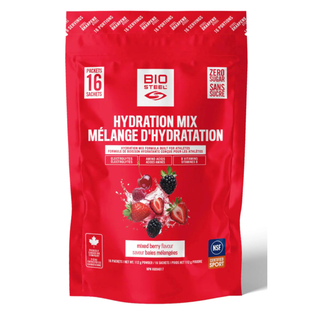 Biosteel Hydration Mix Mixed Berry 16x7g