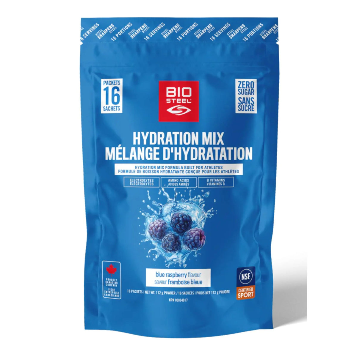 Biosteel Hydration Mix Blue Raspberry 16x7g