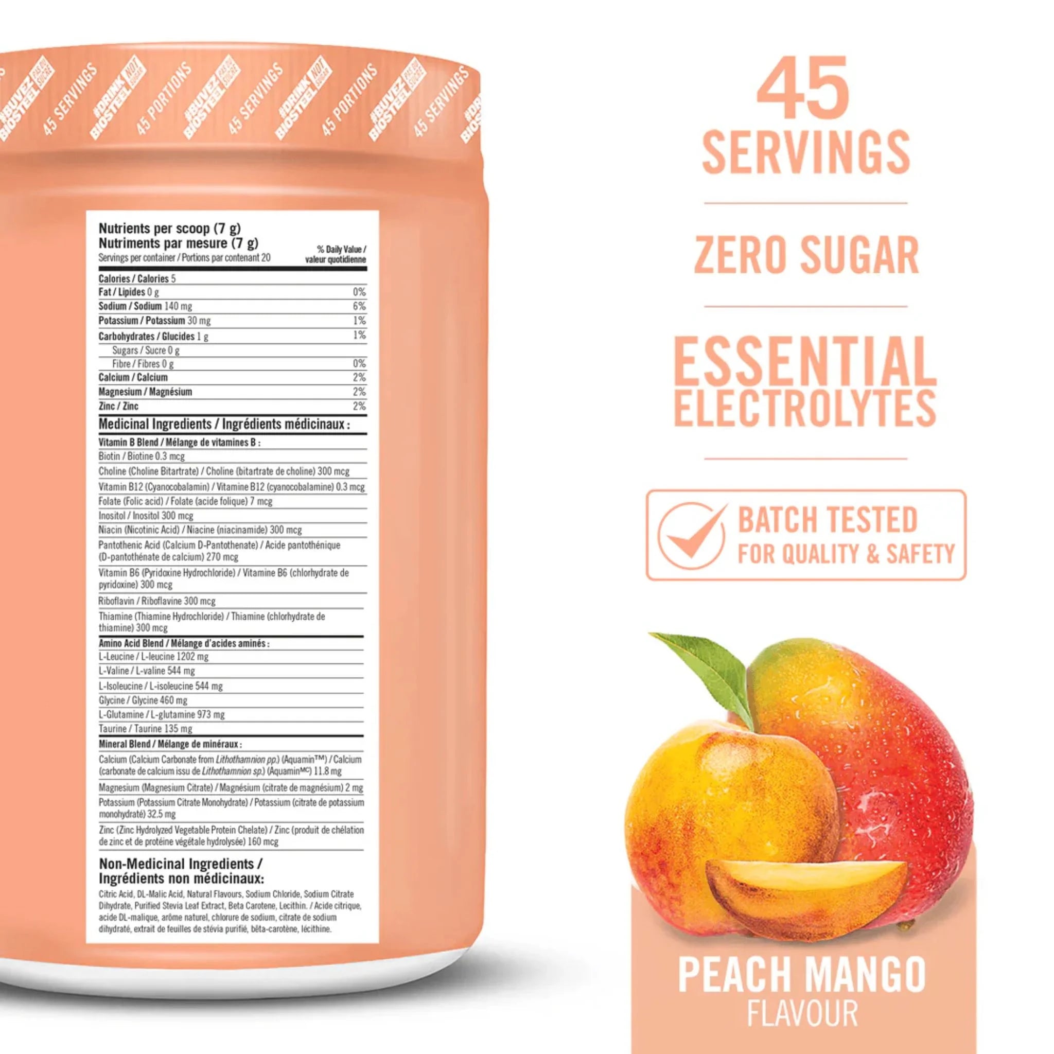 Biosteel Hydration Mix Peach Mango 315g