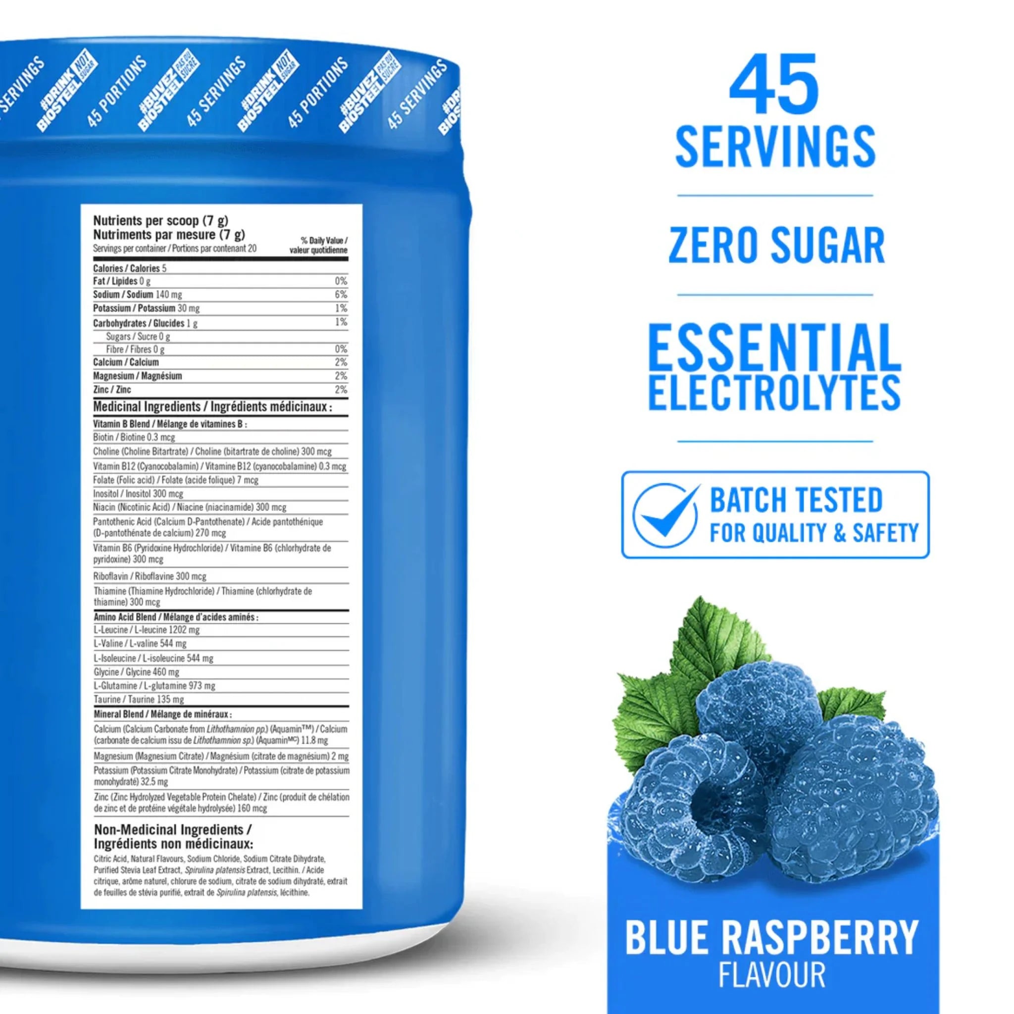 Biosteel Hydration Mix Blue Raspberry 315g