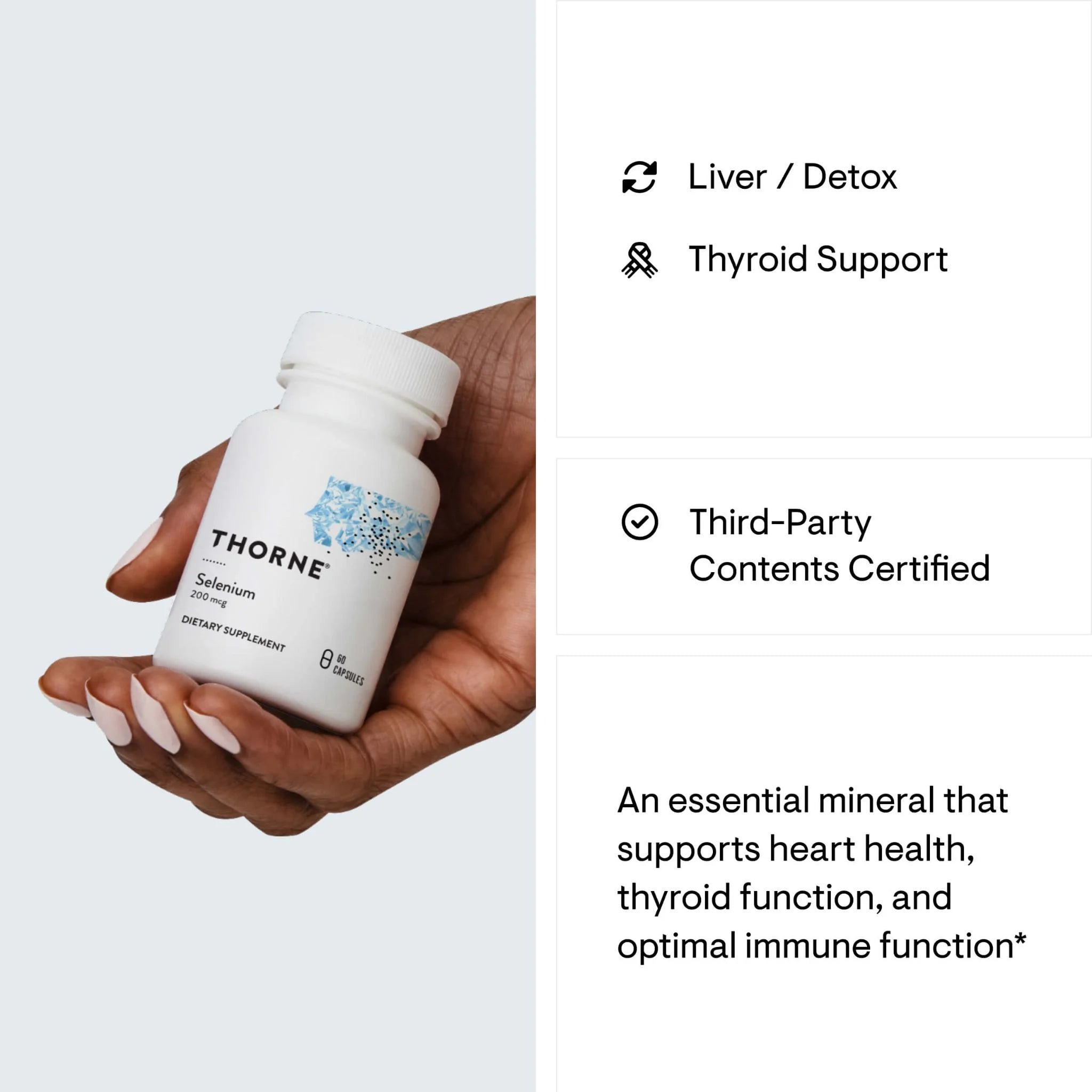 Thorne Selenium 60 Capsules - Nature's Source Inc