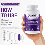 AOR Zen Theanine, 60 Vcaps