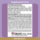 Bioclinic Naturals Ashwagandha 600mg 60 Vegetarian Capsules - Nature's Source Inc