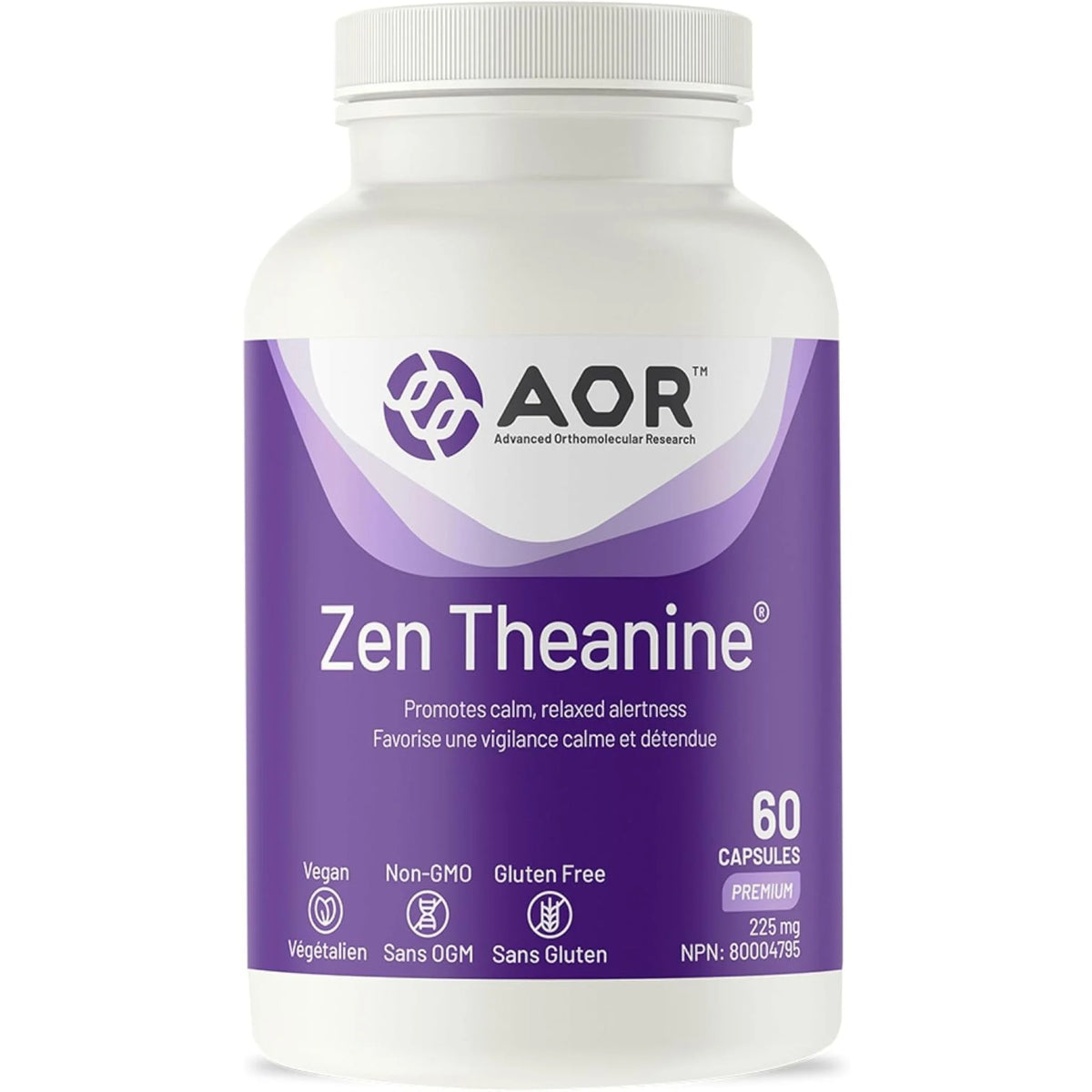 AOR Zen Theanine, 60 Vcaps
