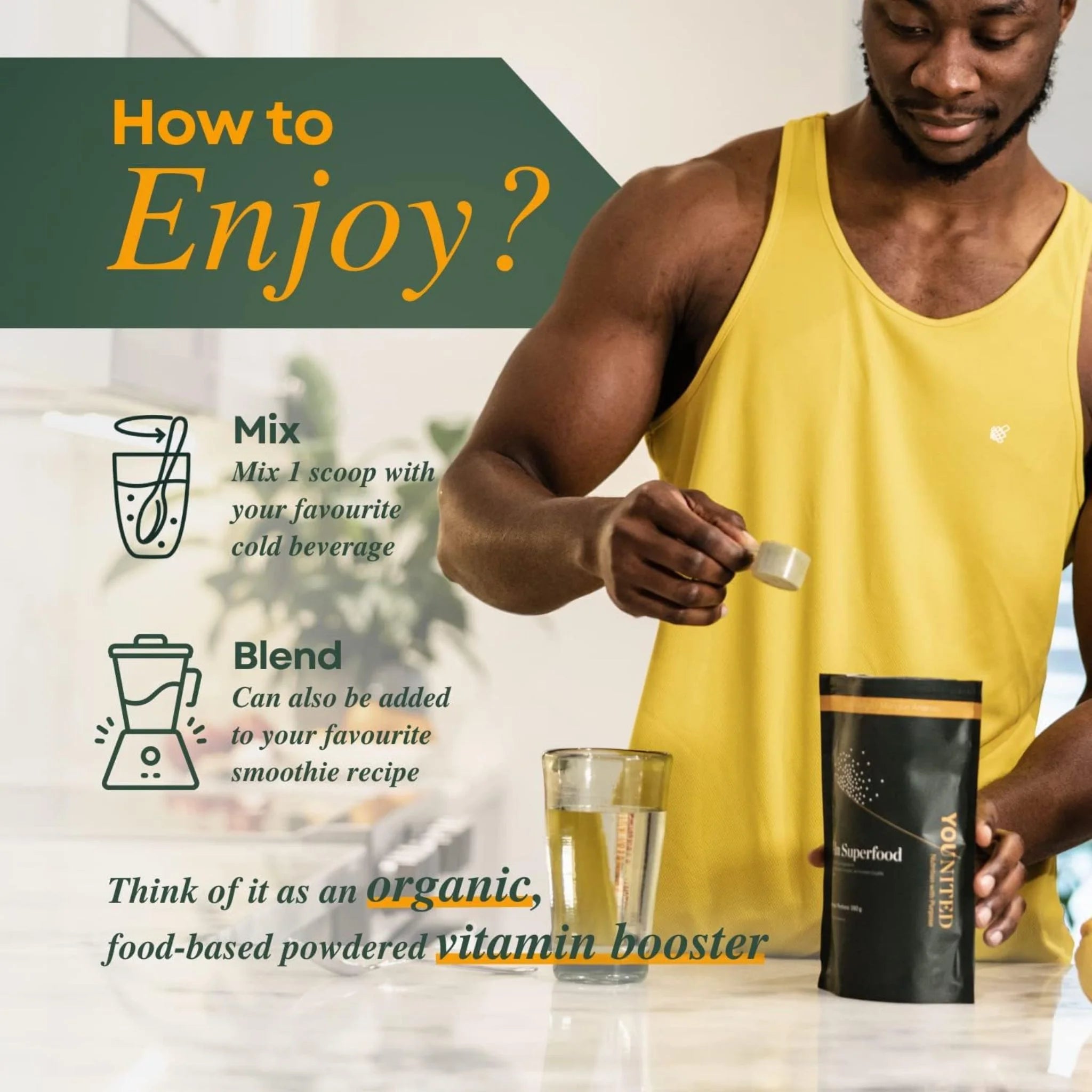 Younited All - in Superfood Pineapple Mango 292g - Nature's Source Inc