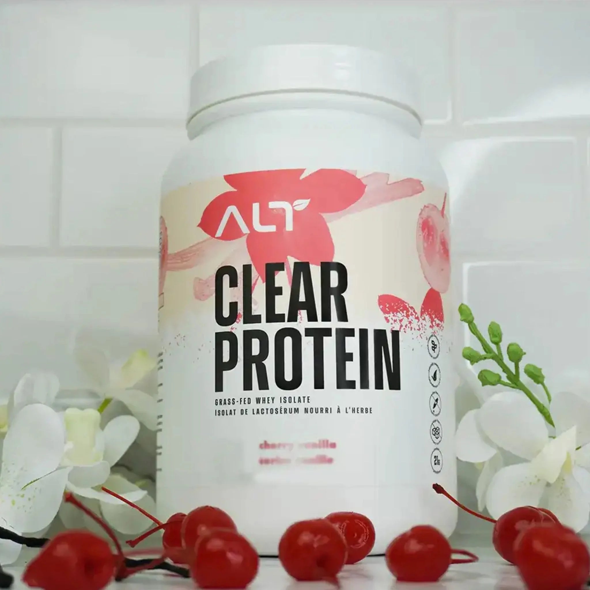 Alt Nutrition Clear Whey Isolate Cherry Vanilla 490g (20 Servings) - Nature's Source Inc