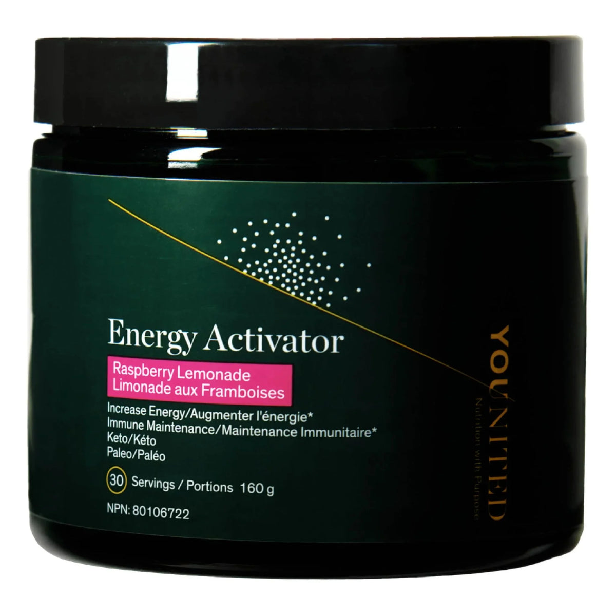 Younited Energy Activator Raspberry Lemonade 160g
