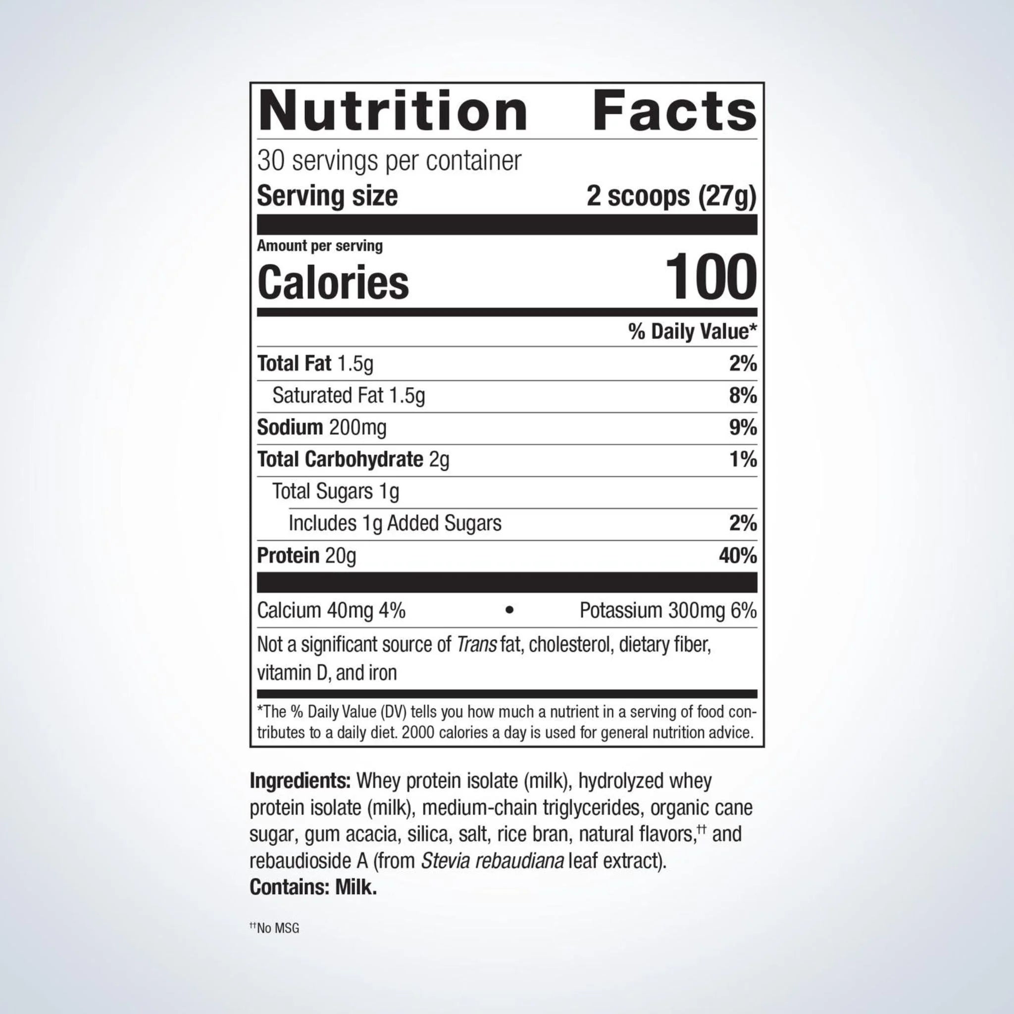 Metagenics Perfect Protein Whey Vanilla 810g - Nature's Source Inc