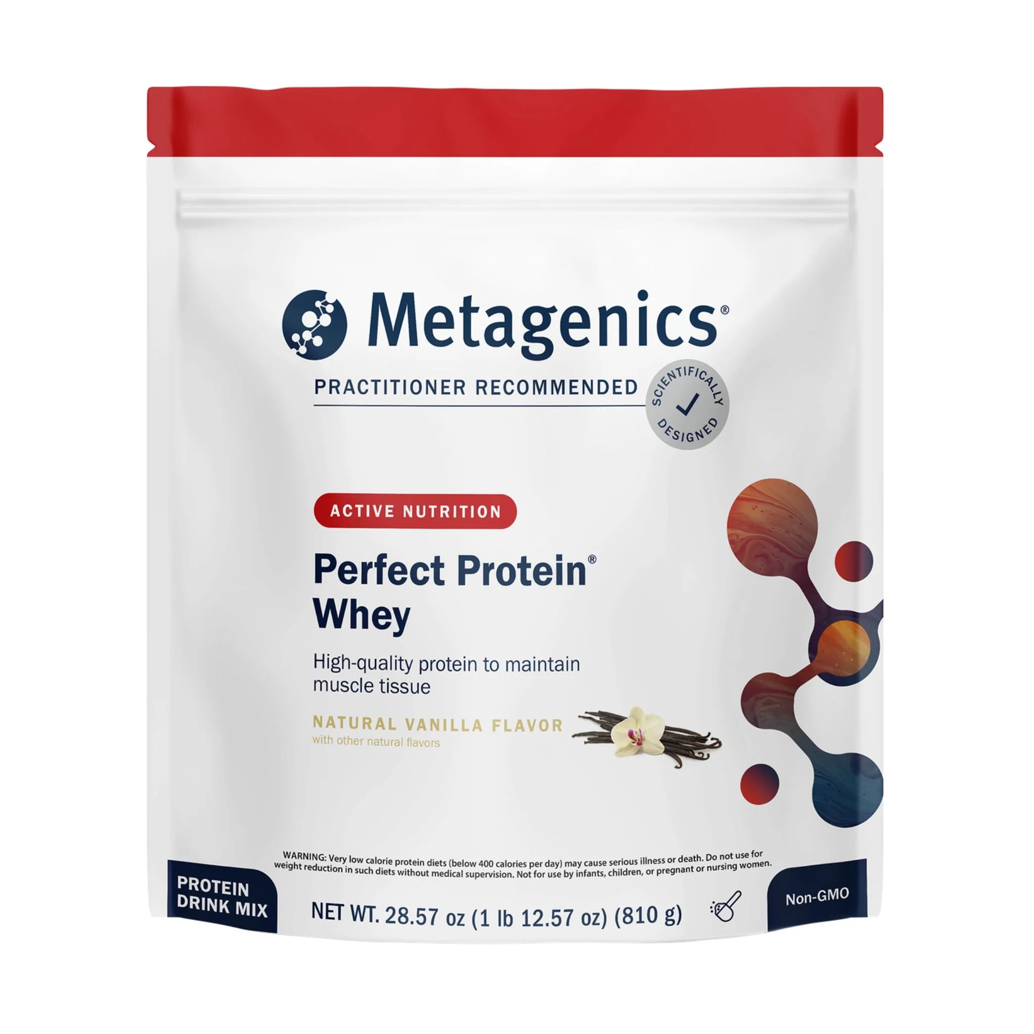 Metagenics Perfect Protein Whey Vanilla 810g - Nature's Source Inc