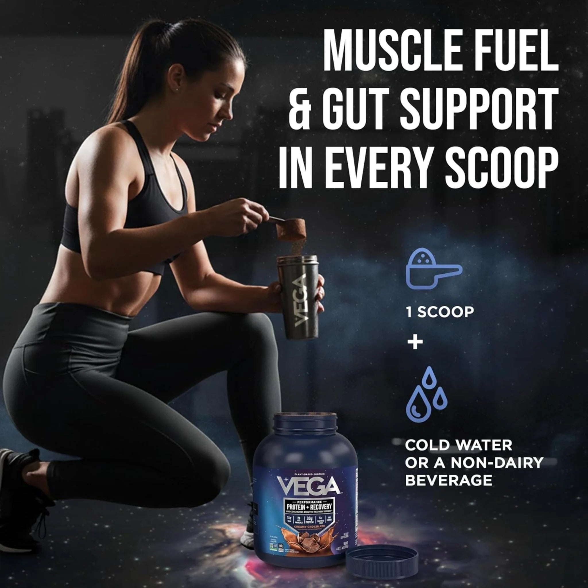 Vega Plant Based Sport Protein Chocolate 1.98kg - Nature's Source Inc