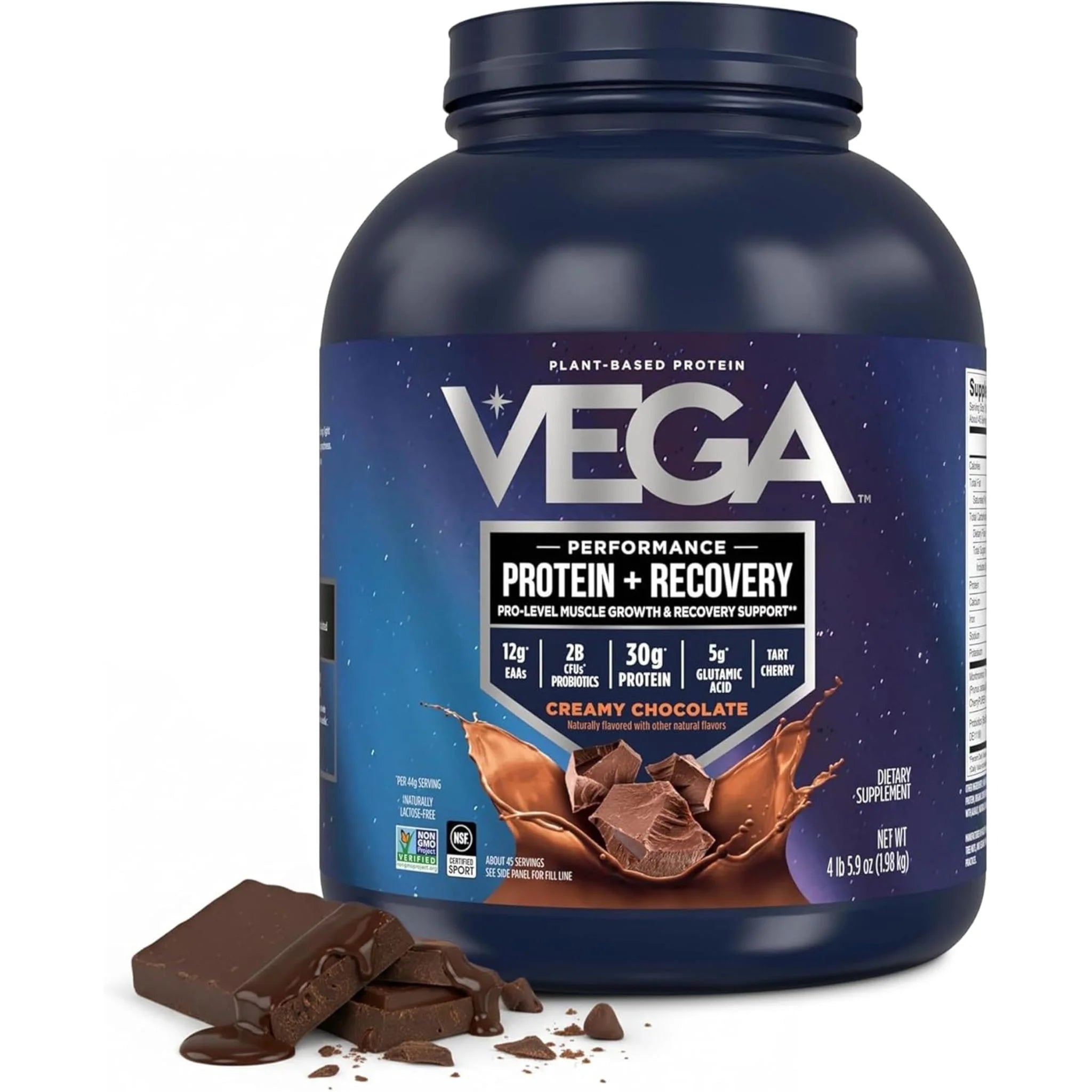 Vega Plant Based Sport Protein Chocolate 1.98kg - Nature's Source Inc