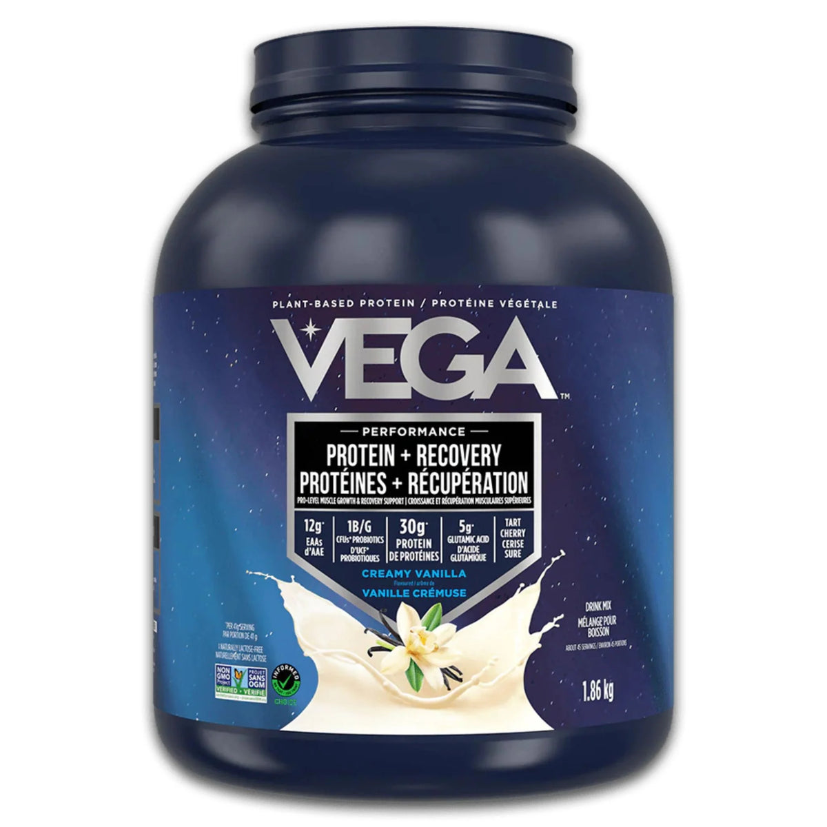 Vega Plant Based Sport Protein Vanilla 1.86kg