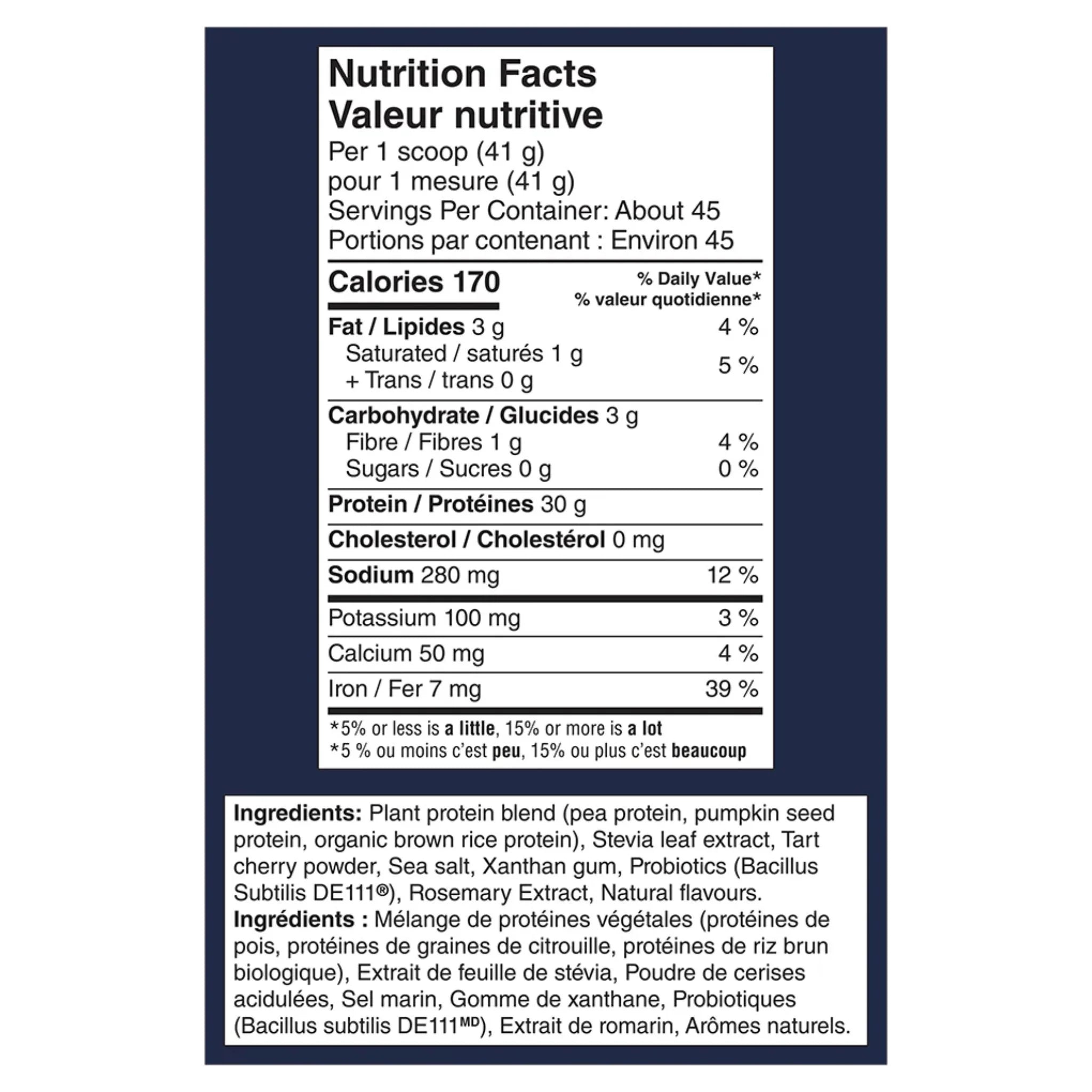 Vega Plant Based Sport Protein Vanilla 1.86kg