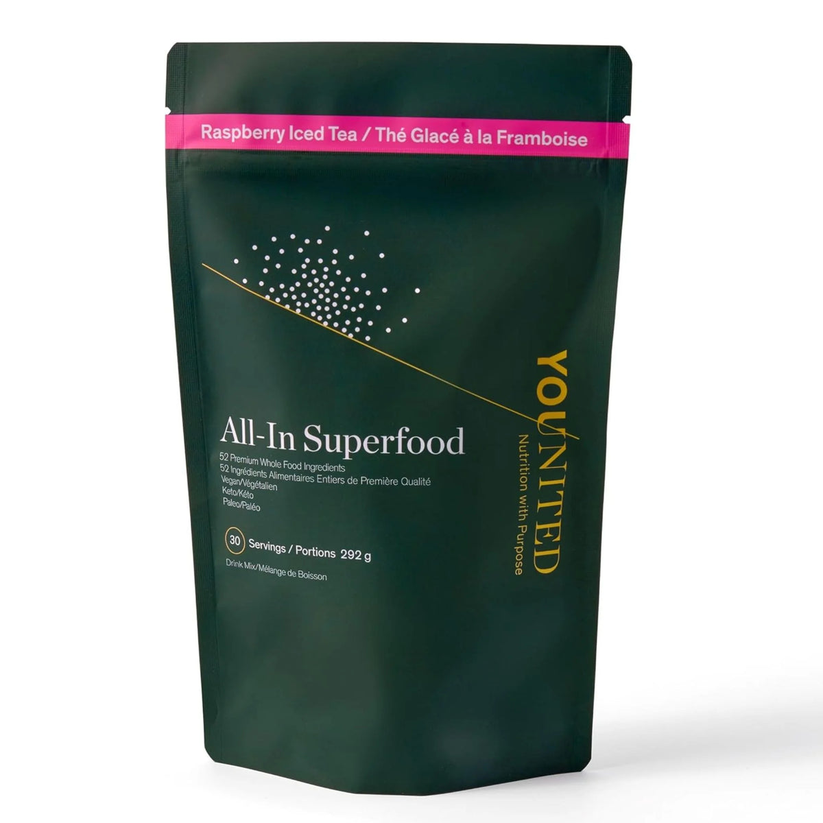 Younited All in One Raspberry Iced Tea 292g - Nature's Source Inc